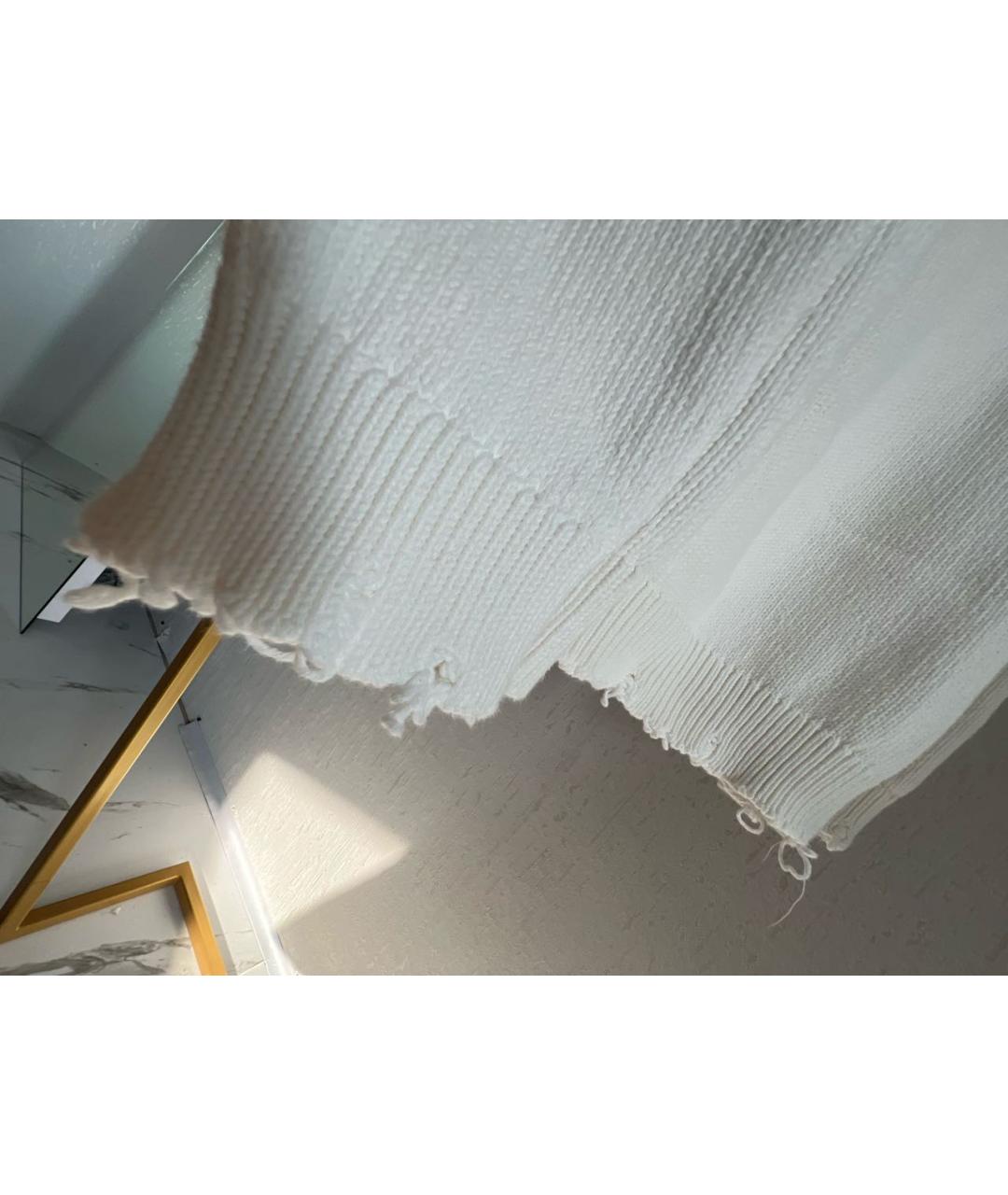 SAINT LAURENT Белый джемпер / свитер, фото 4