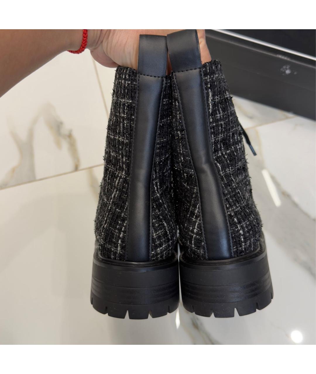 KARL LAGERFELD Черные ботинки, фото 4
