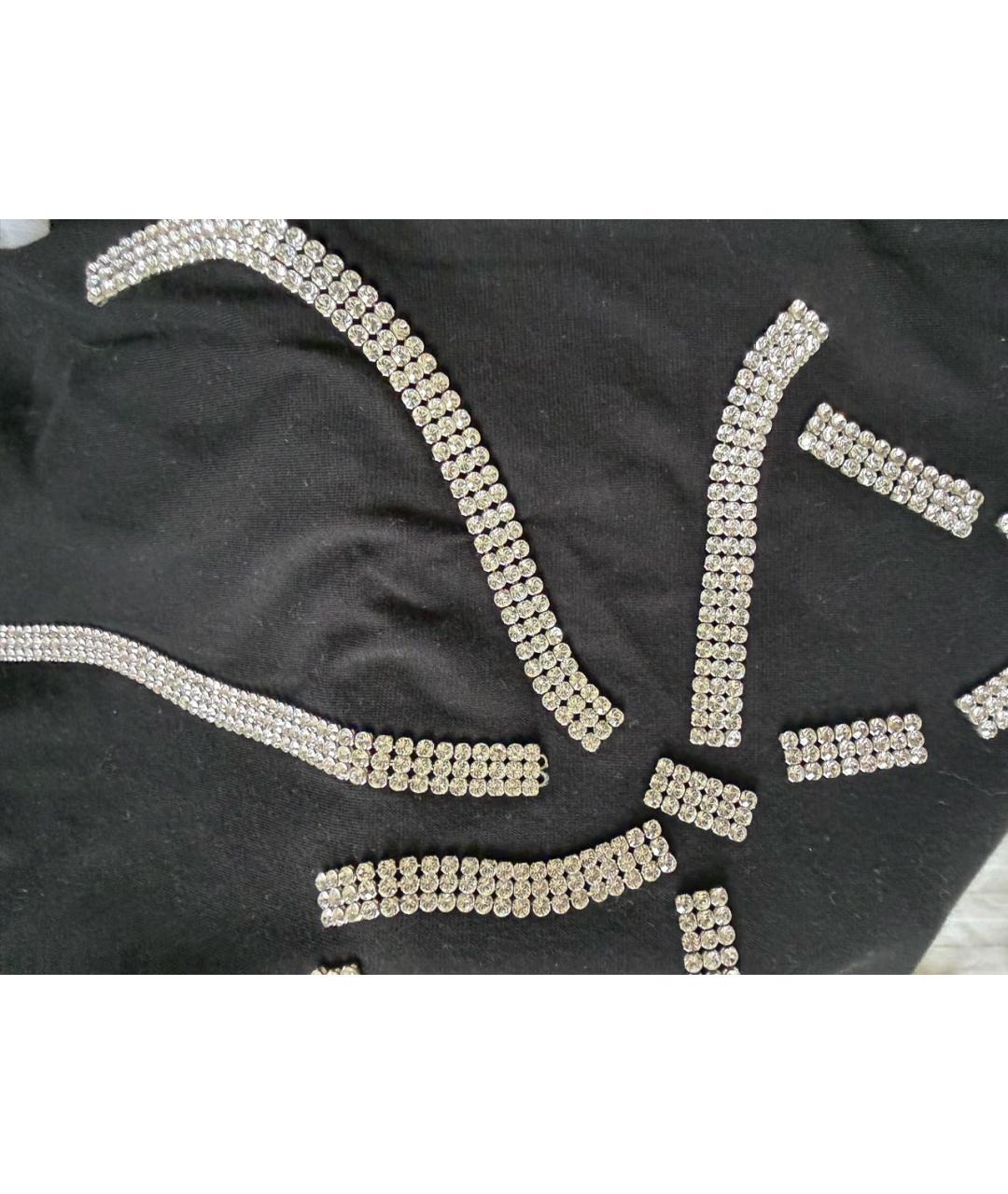 BLUMARINE Черная хлопковая майка, фото 5