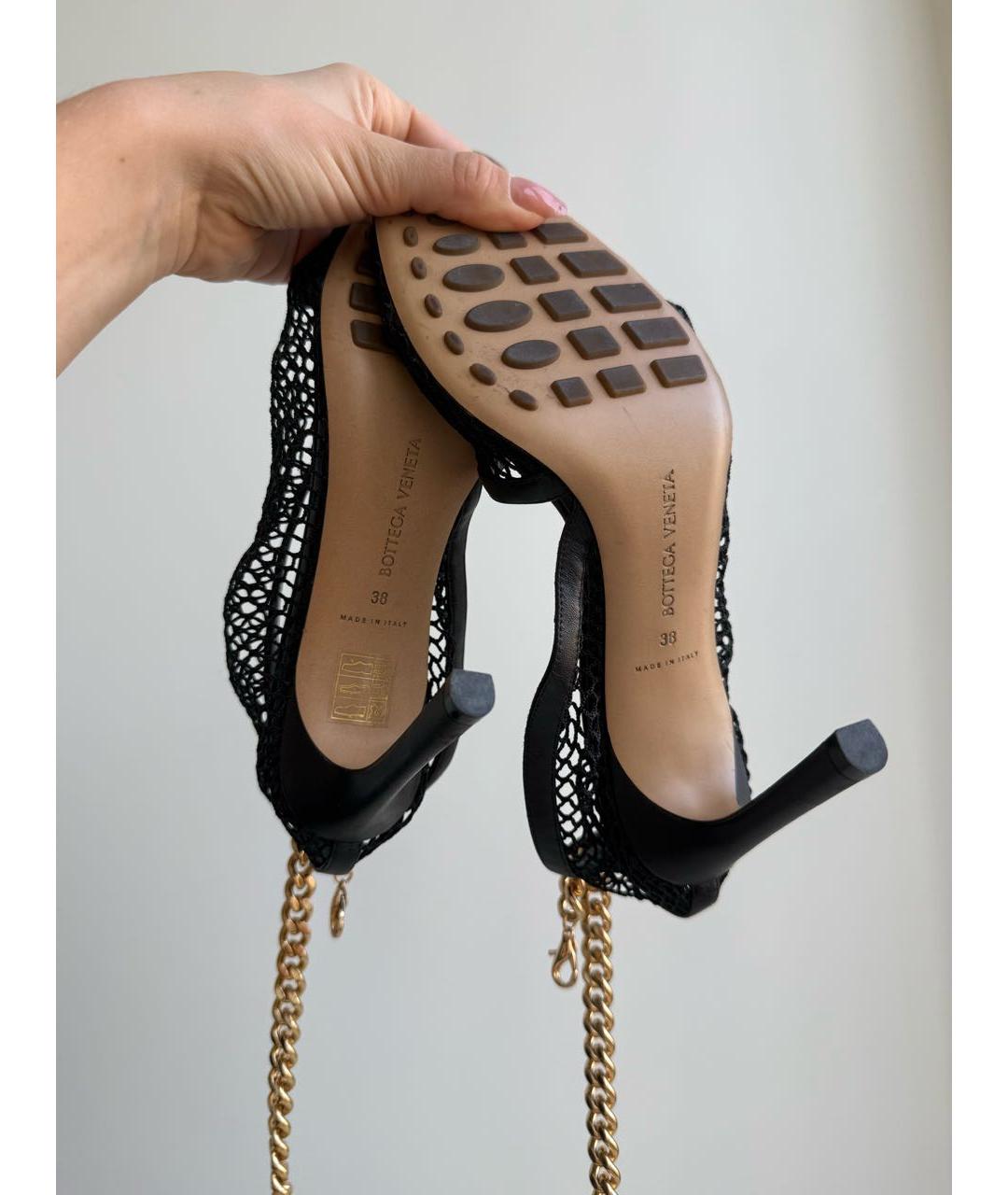 BOTTEGA VENETA Черные туфли, фото 4