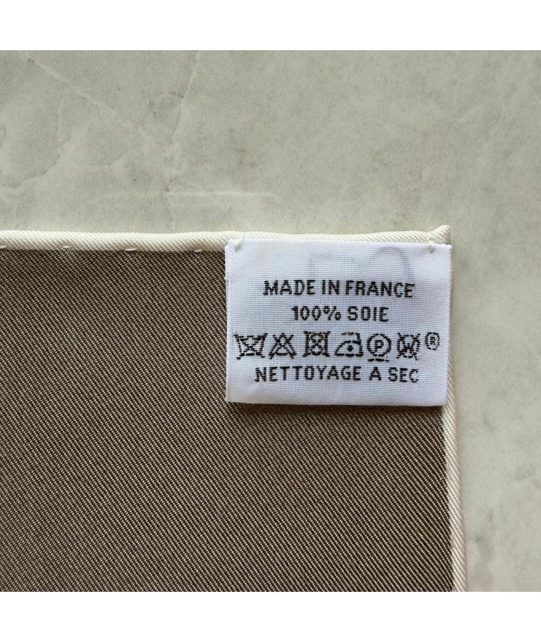 HERMES Мульти шелковый платок, фото 7