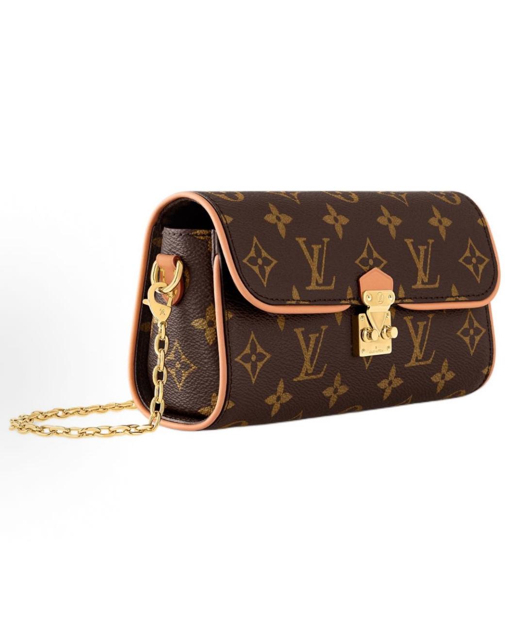 LOUIS VUITTON Коричневая сумка через плечо, фото 2