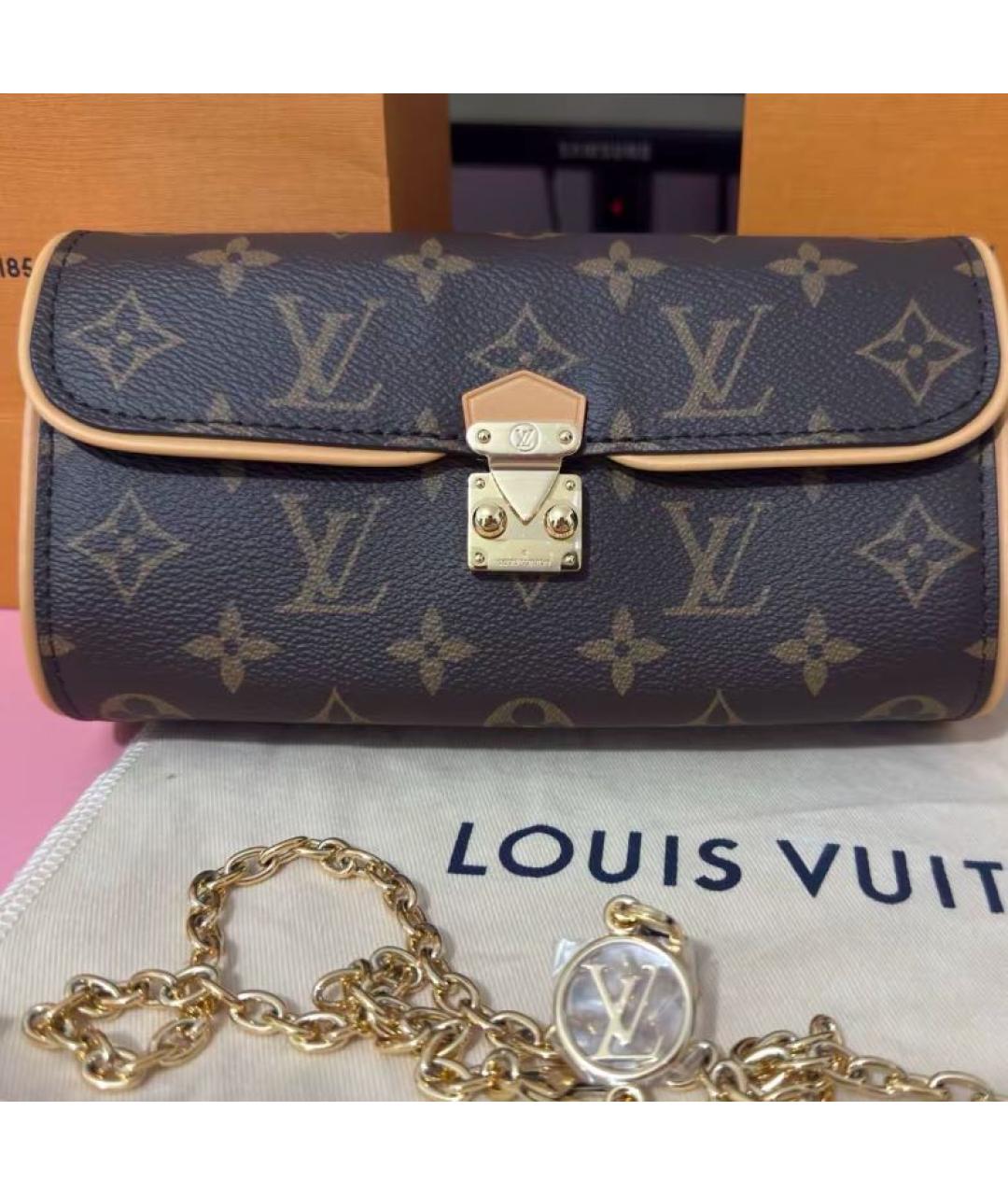 LOUIS VUITTON Коричневая сумка через плечо, фото 5