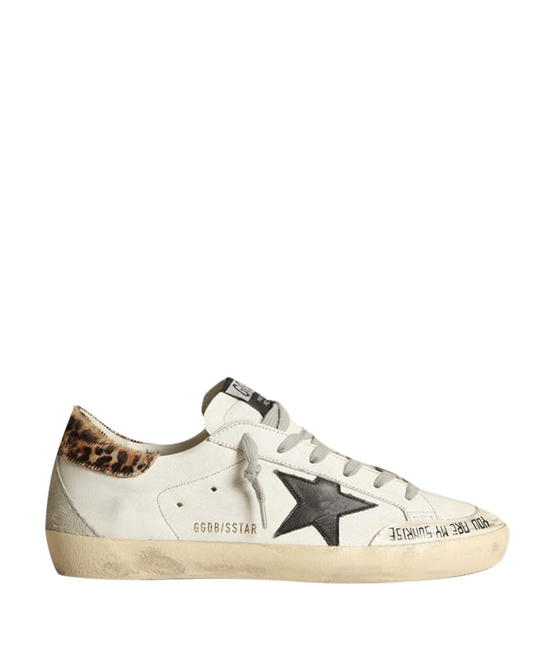 GOLDEN GOOSE DELUXE BRAND Белые кожаные кеды, фото 1