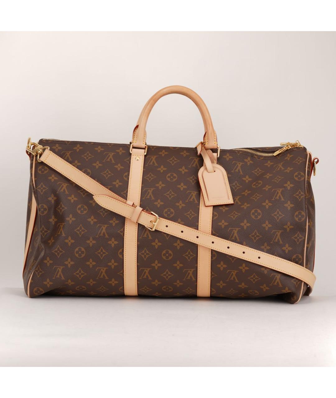 LOUIS VUITTON Коричневая дорожная/спортивная сумка, фото 9