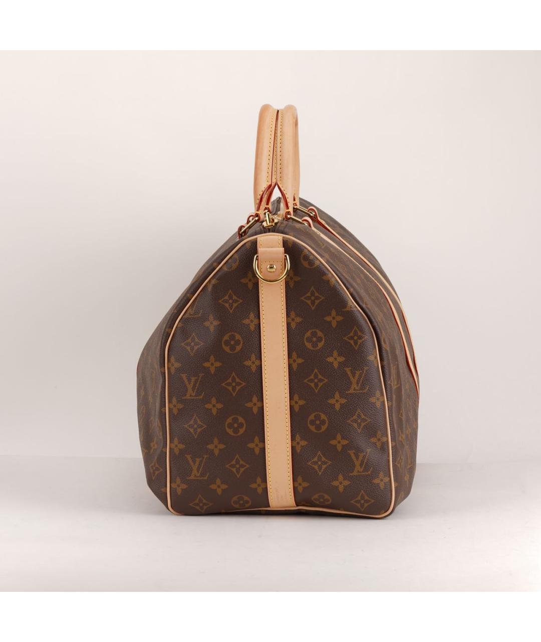 LOUIS VUITTON Коричневая дорожная/спортивная сумка, фото 6