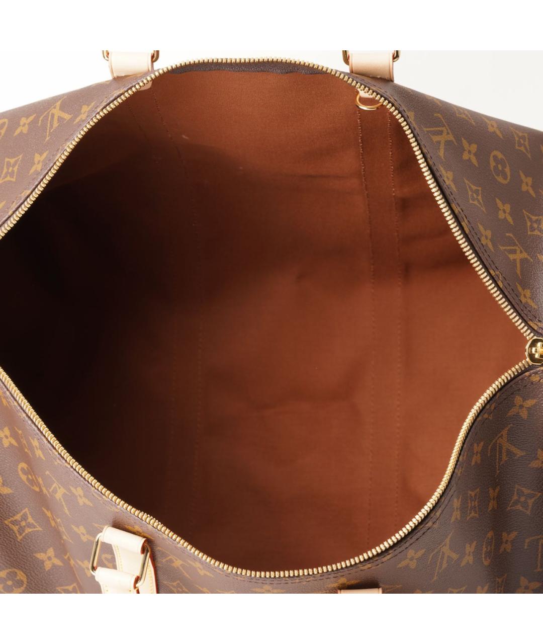 LOUIS VUITTON Коричневая дорожная/спортивная сумка, фото 8