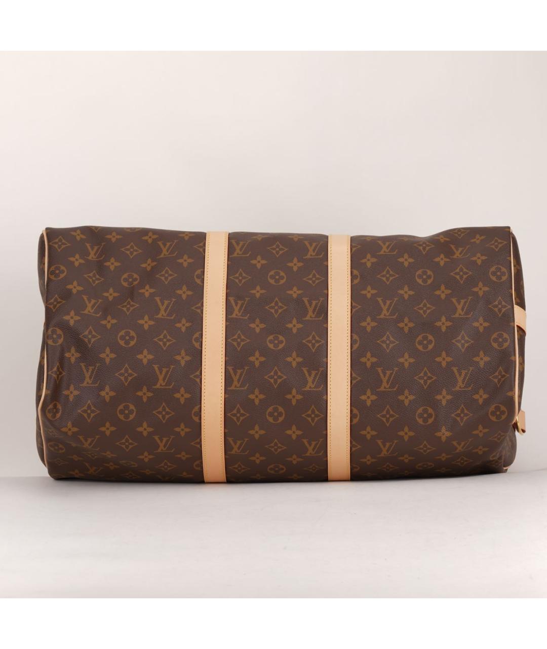 LOUIS VUITTON Коричневая дорожная/спортивная сумка, фото 7