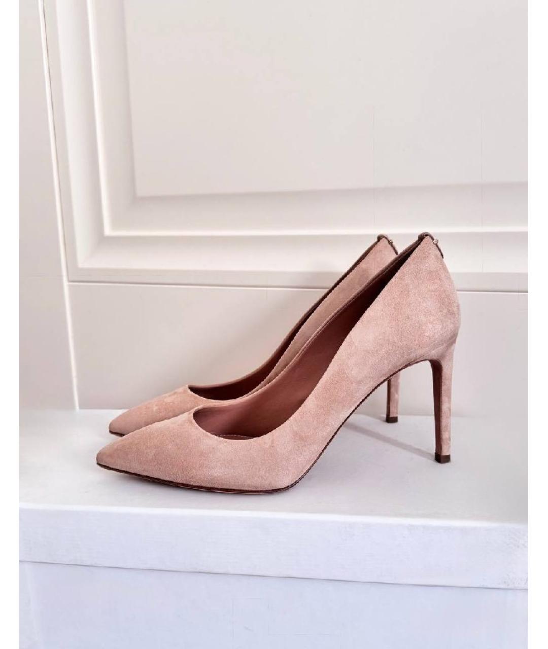 HUGO BOSS Бежевые замшевые туфли, фото 5