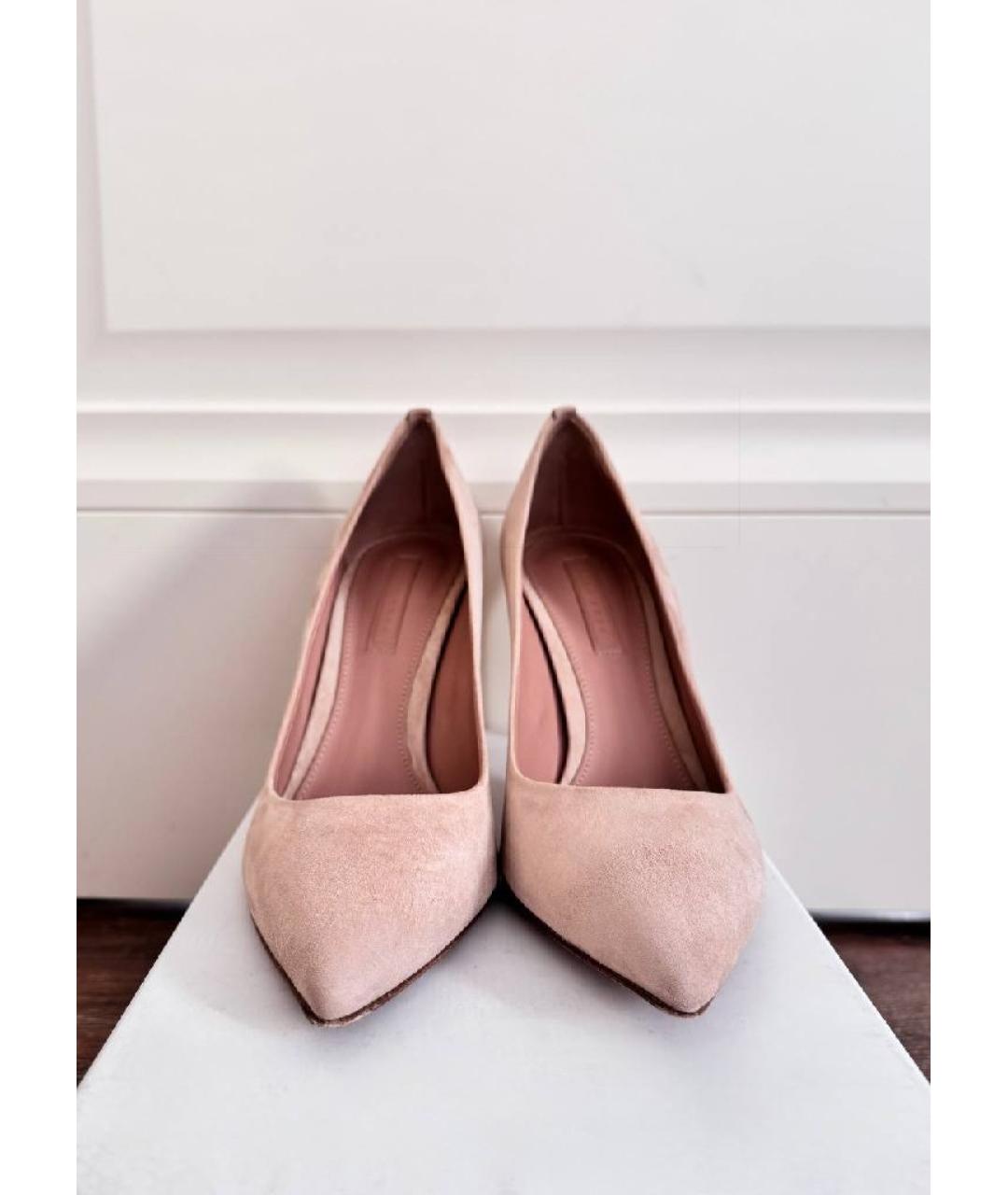 HUGO BOSS Бежевые замшевые туфли, фото 9