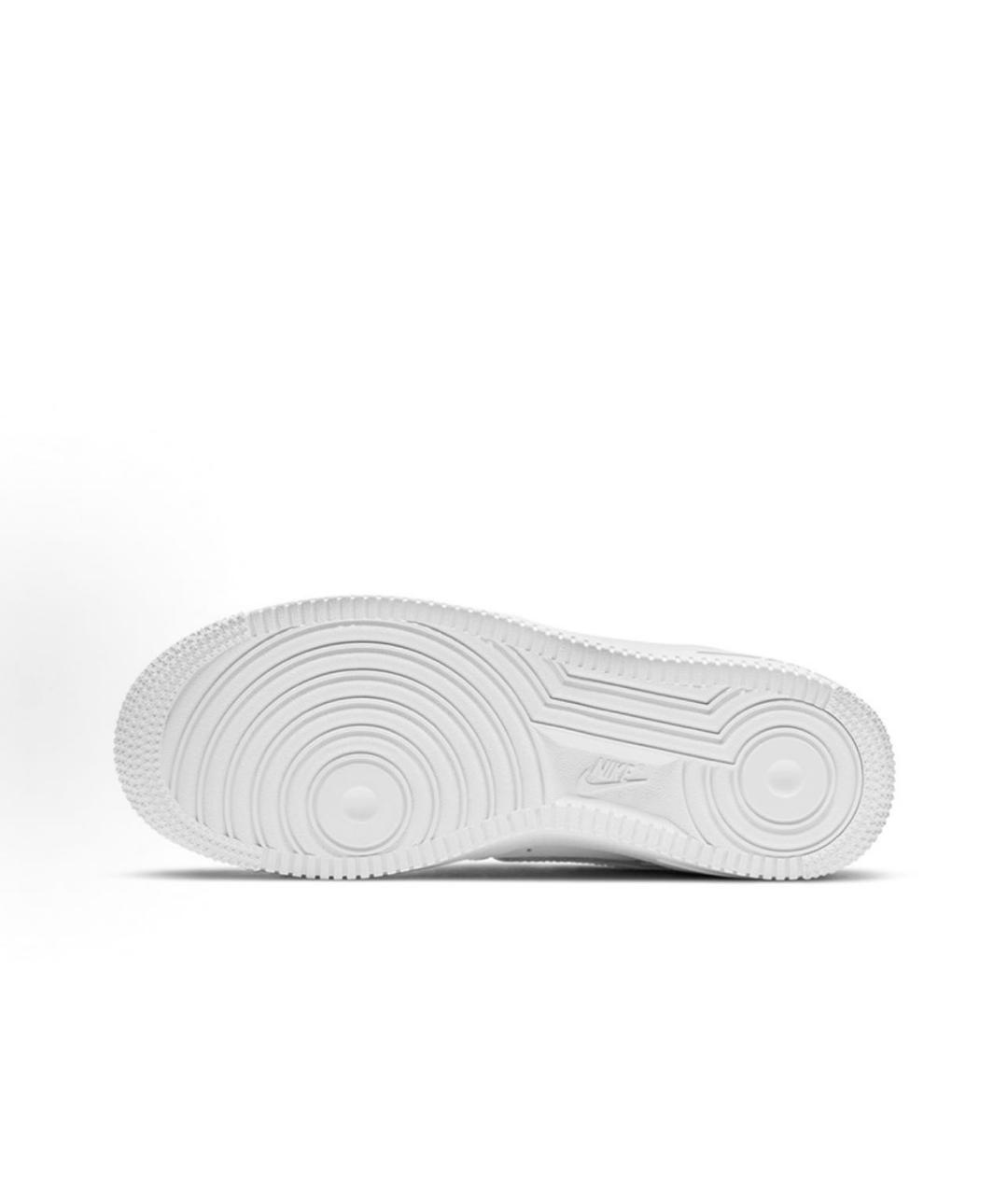 NIKE Белые кожаные низкие кроссовки / кеды, фото 5