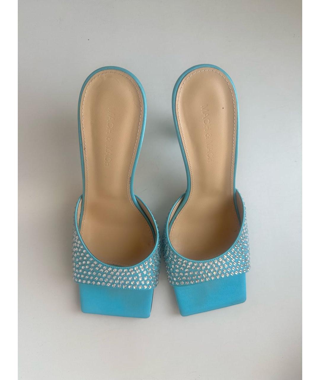 MACH&MACH Голубые мюли, фото 3