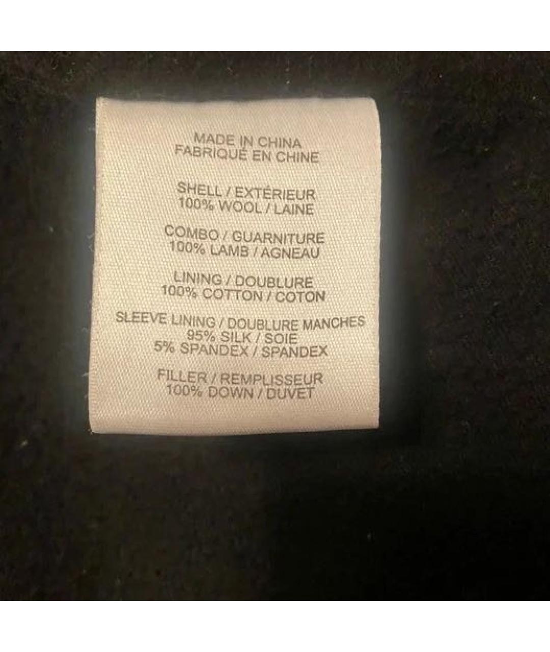 HELMUT LANG Черная шерстяная куртка, фото 8