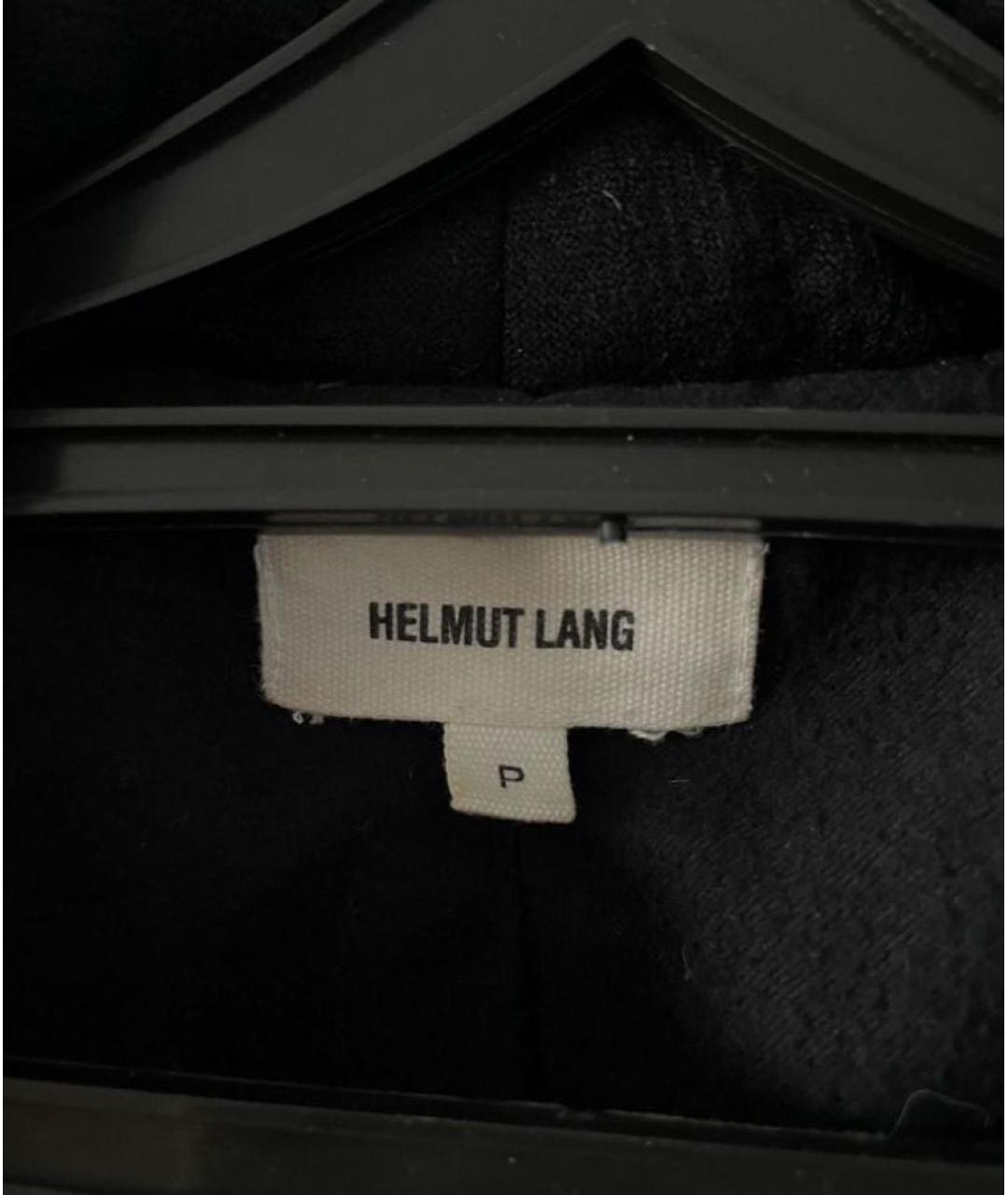 HELMUT LANG Черная шерстяная куртка, фото 7