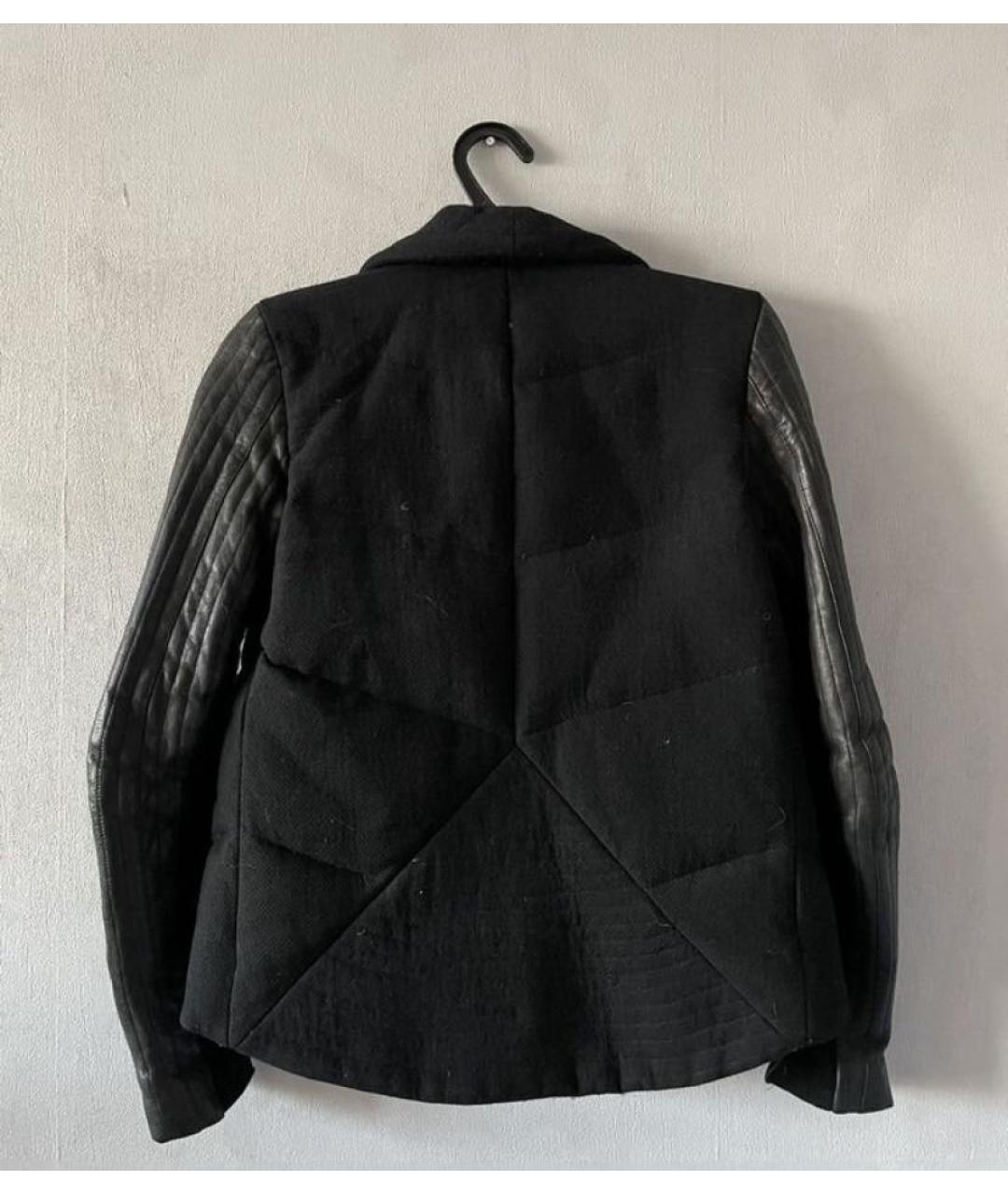 HELMUT LANG Черная шерстяная куртка, фото 5