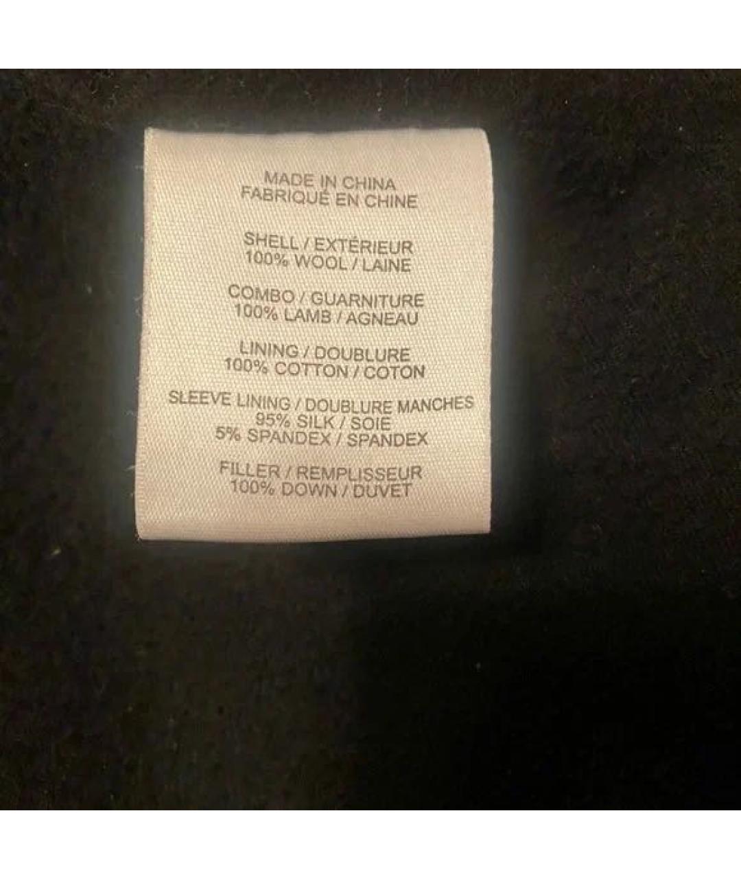 HELMUT LANG Черная шерстяная куртка, фото 6