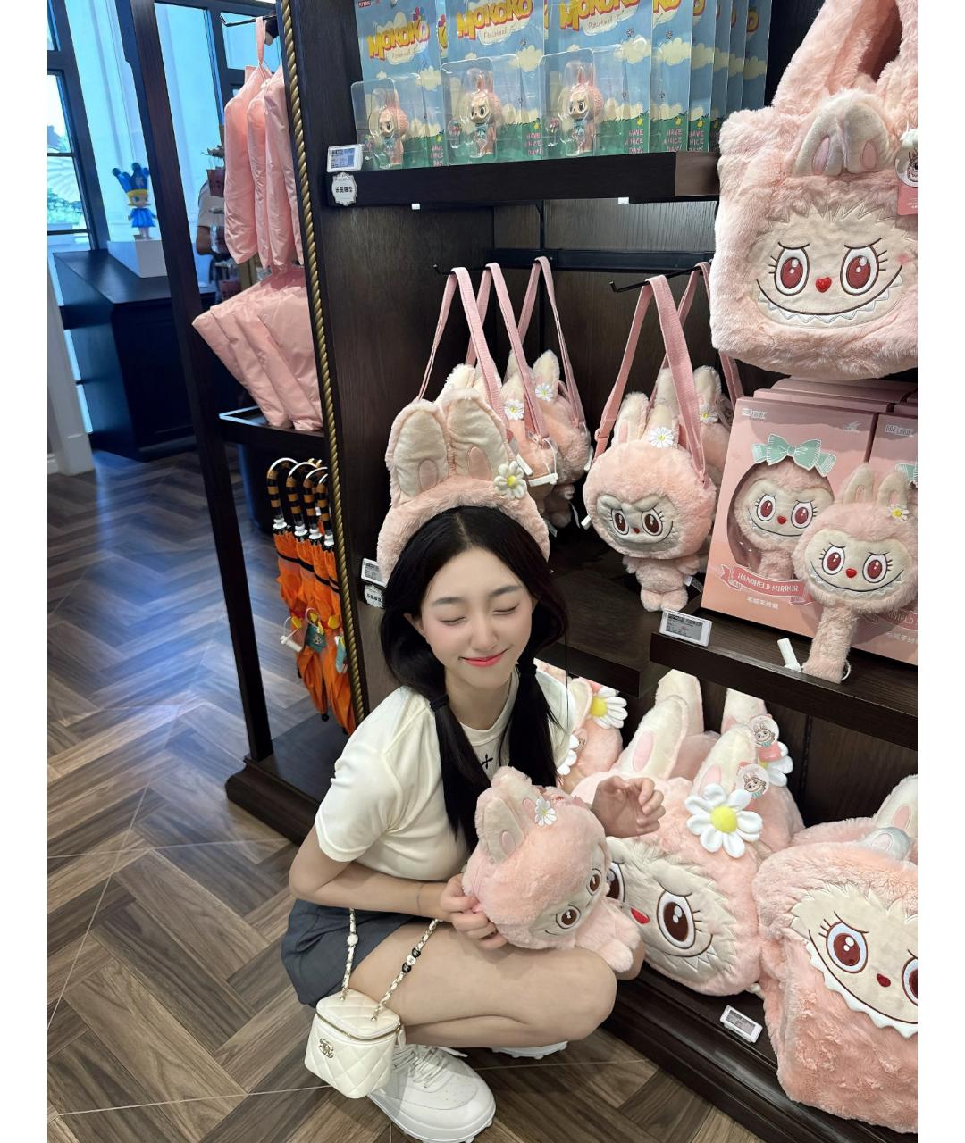 CHANEL Белая кожаная сумка через плечо, фото 6