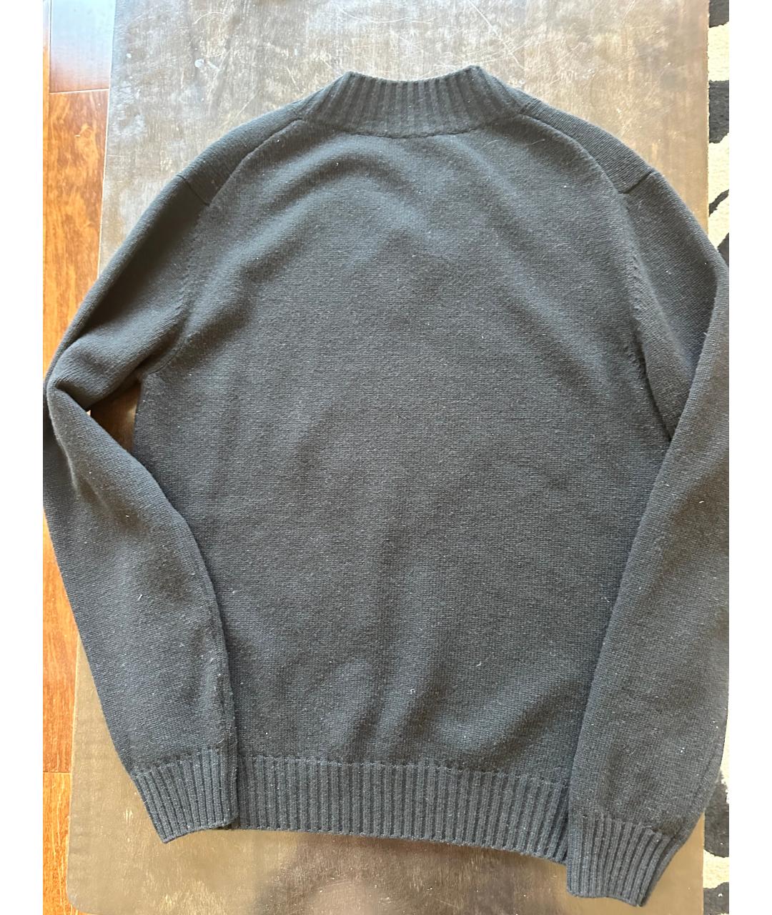 DOLCE&GABBANA Черный шерстяной джемпер / свитер, фото 2