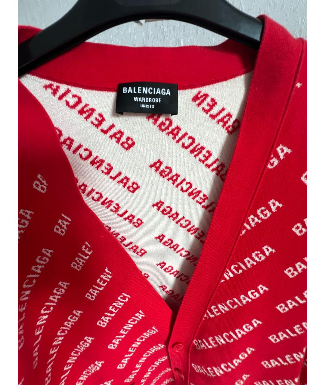 BALENCIAGA Красный кардиган, фото 3