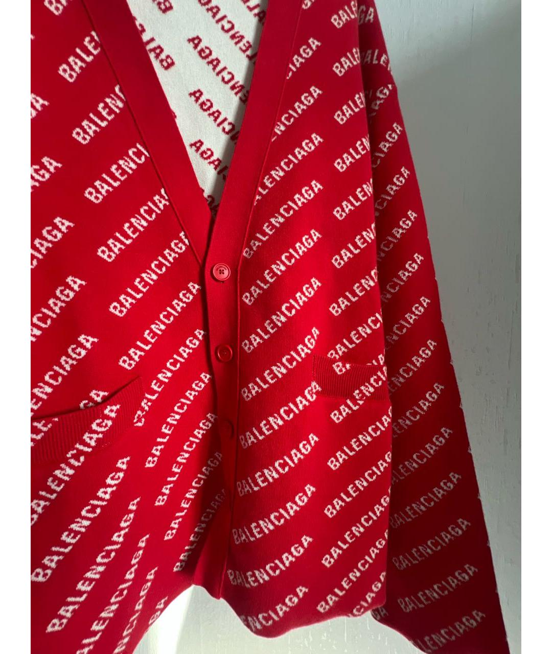 BALENCIAGA Красный кардиган, фото 4