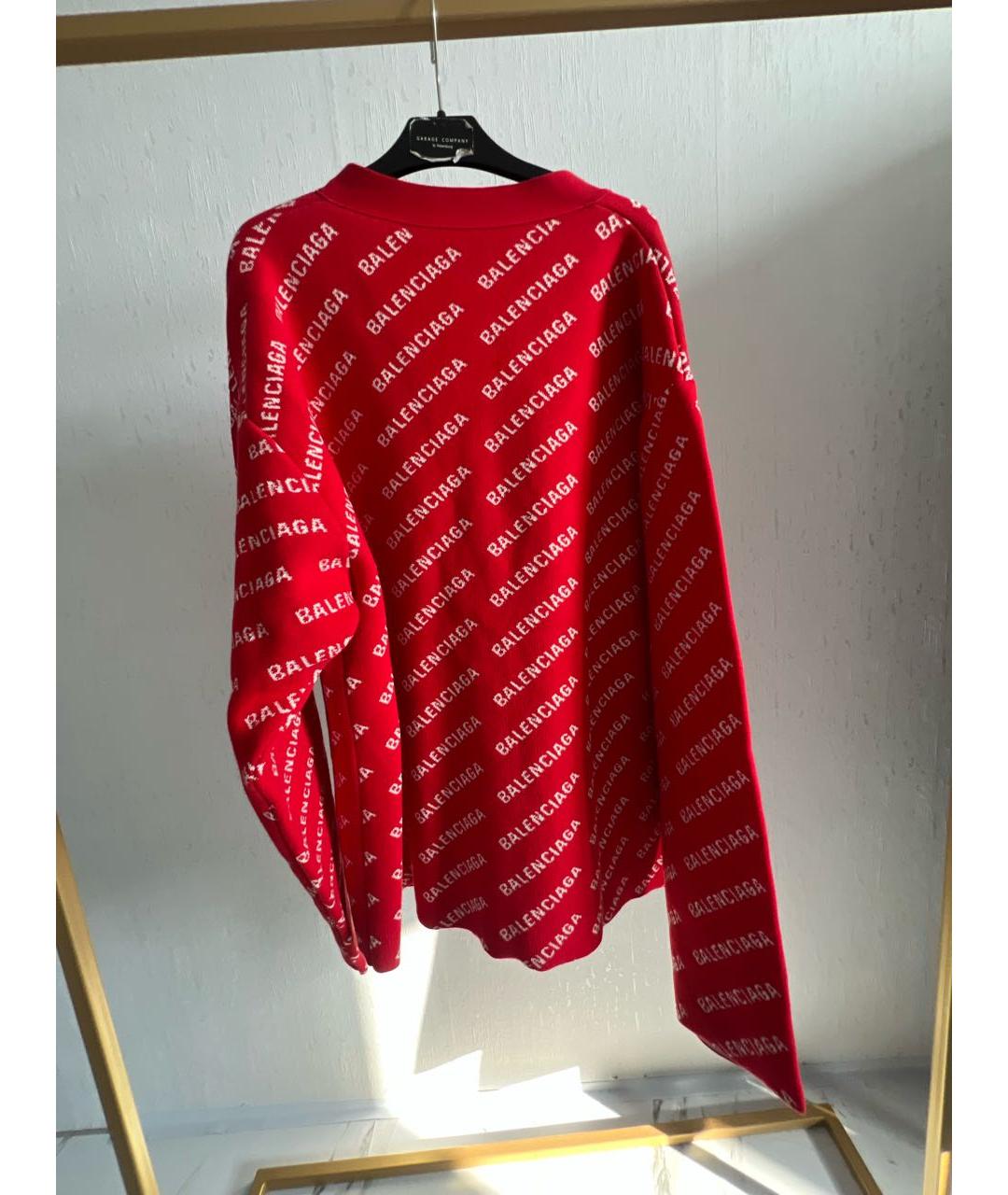 BALENCIAGA Красный кардиган, фото 2