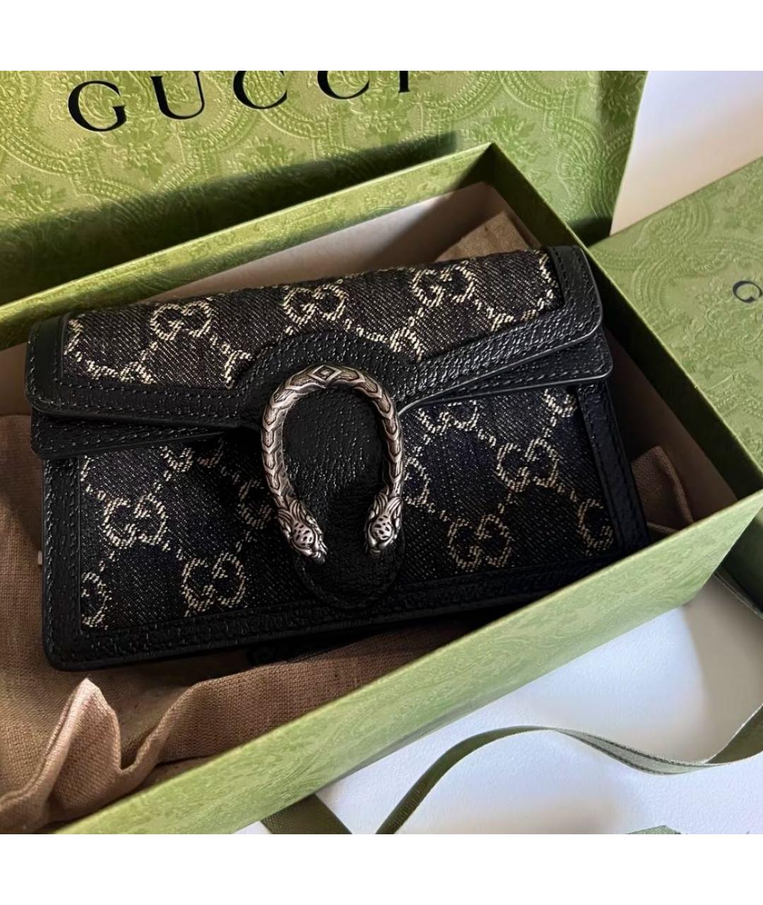 GUCCI Черная сумка через плечо, фото 2