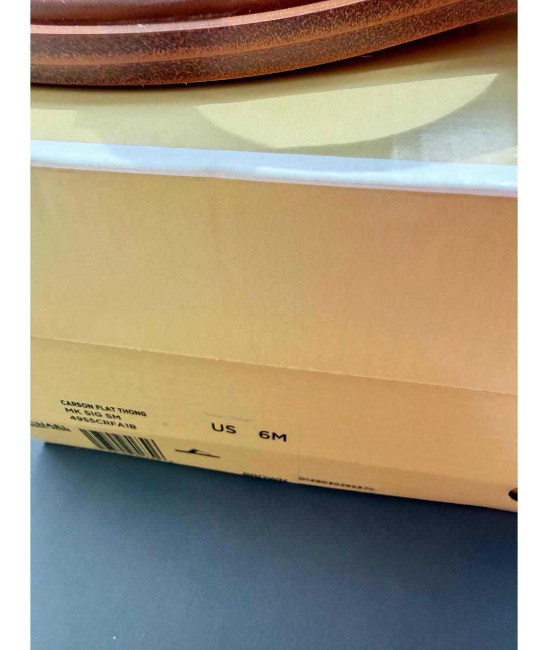 MICHAEL KORS Коричневые шлепанцы, фото 5