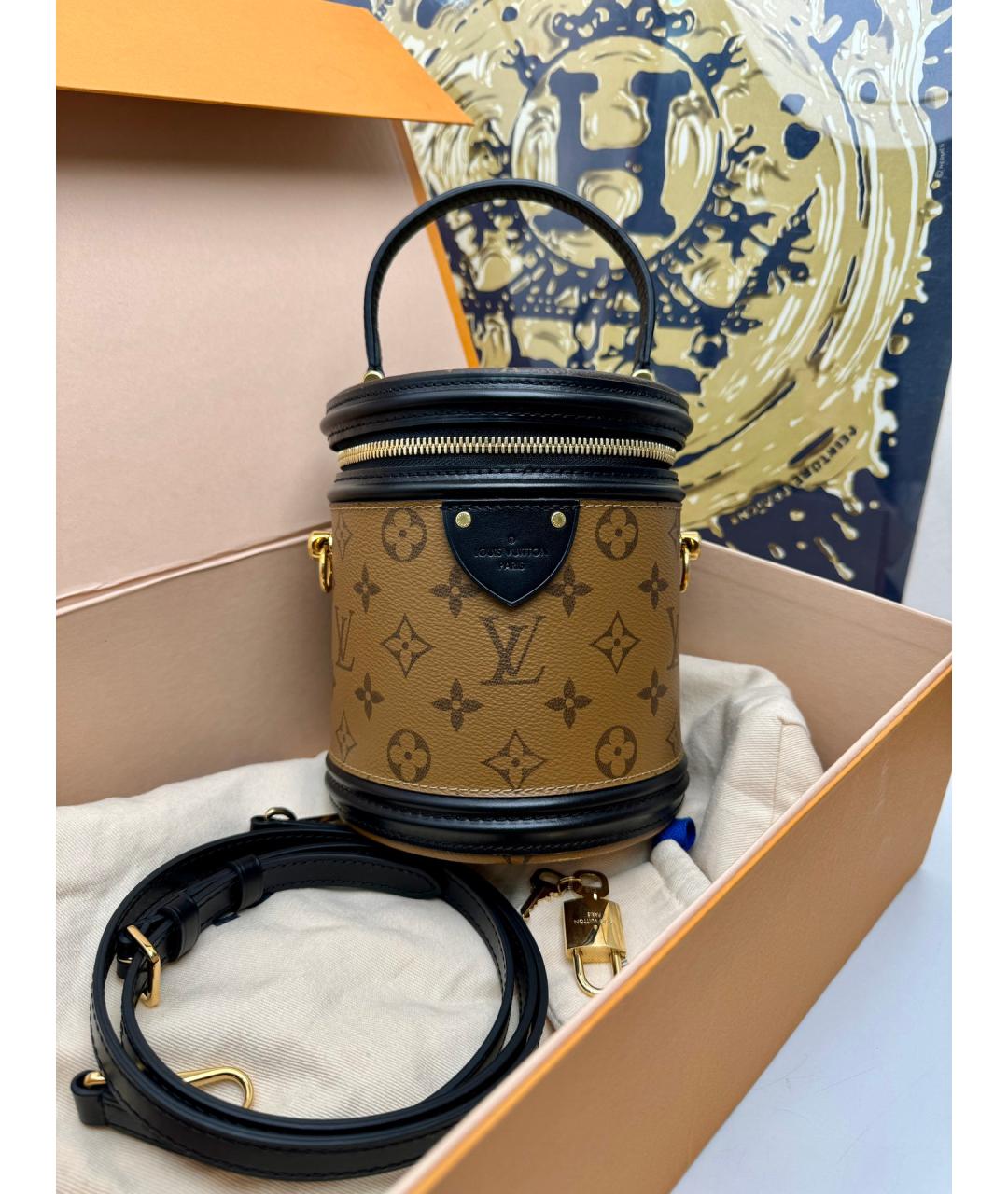 LOUIS VUITTON Коричневая сумка через плечо, фото 10