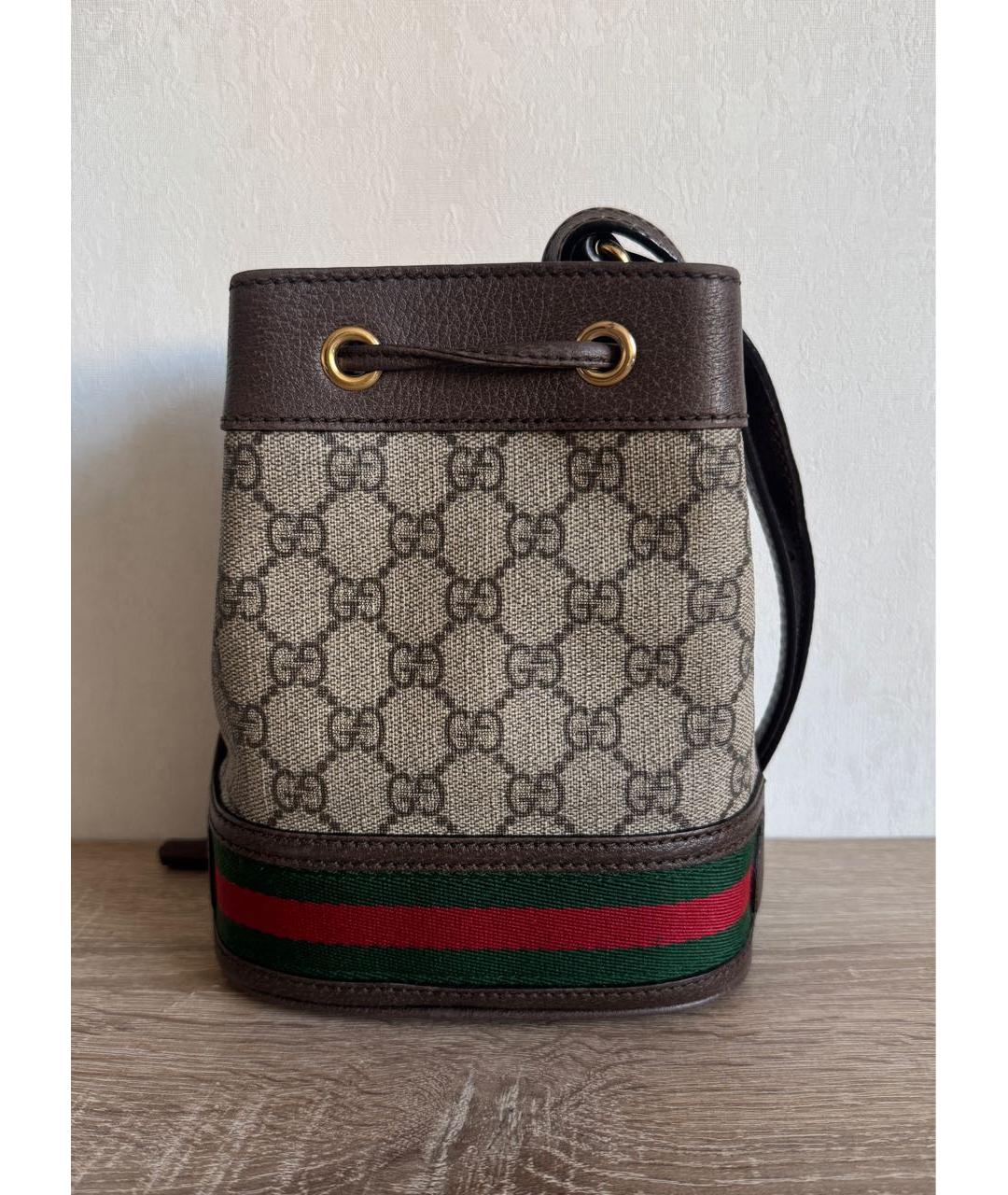 GUCCI Коричневая сумка через плечо, фото 2