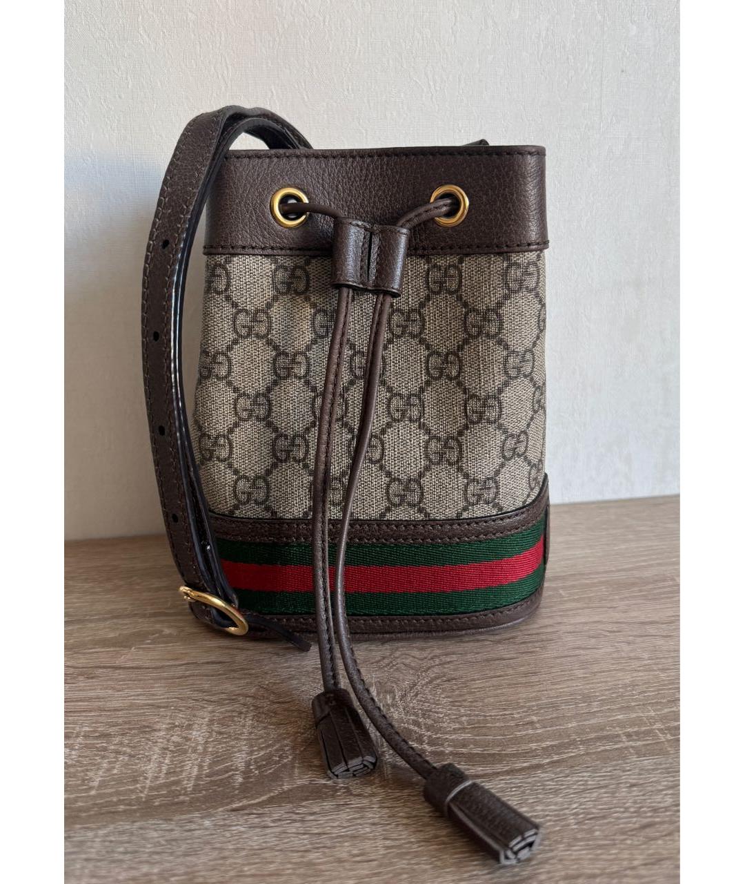GUCCI Коричневая сумка через плечо, фото 8