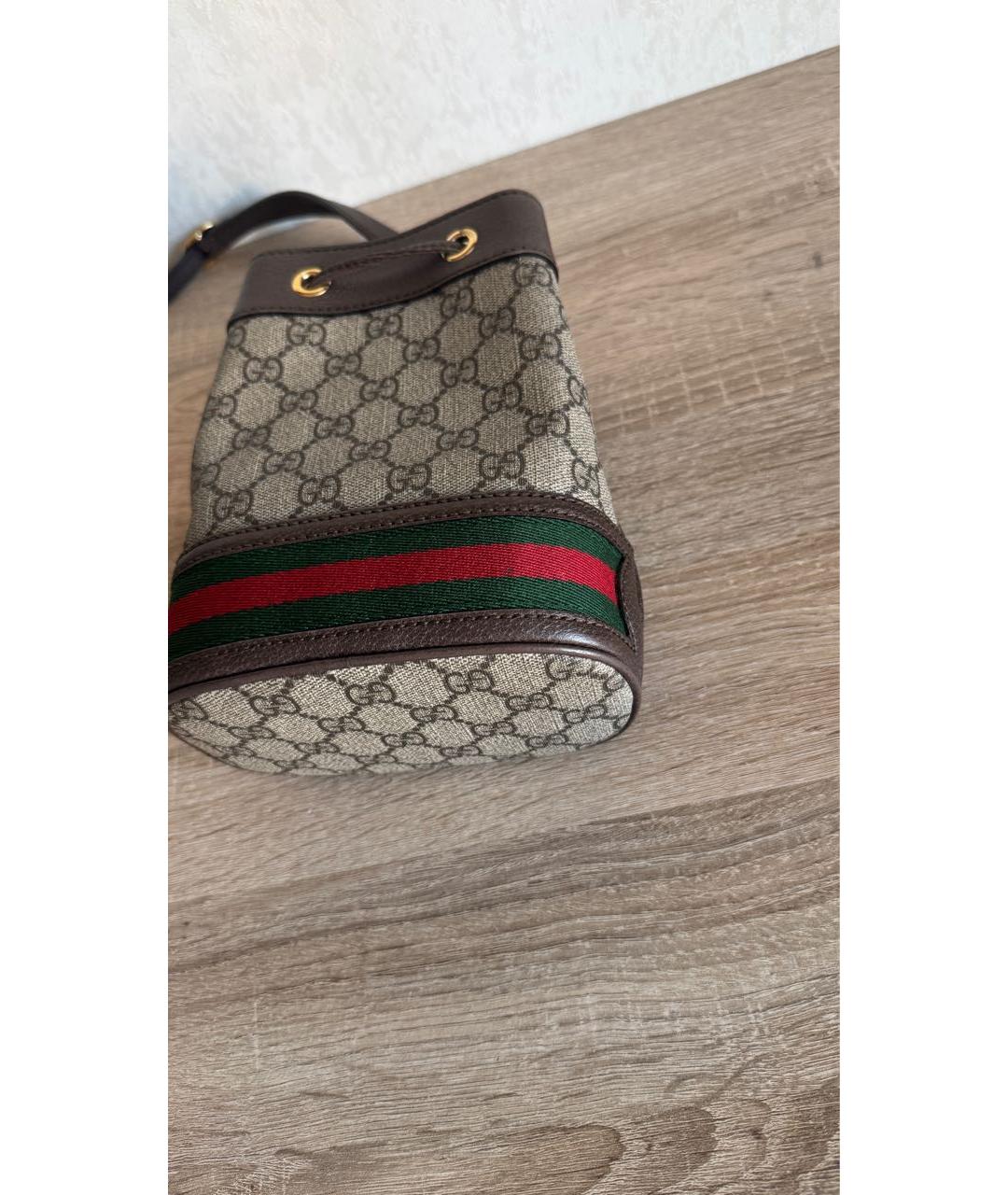 GUCCI Коричневая сумка через плечо, фото 5