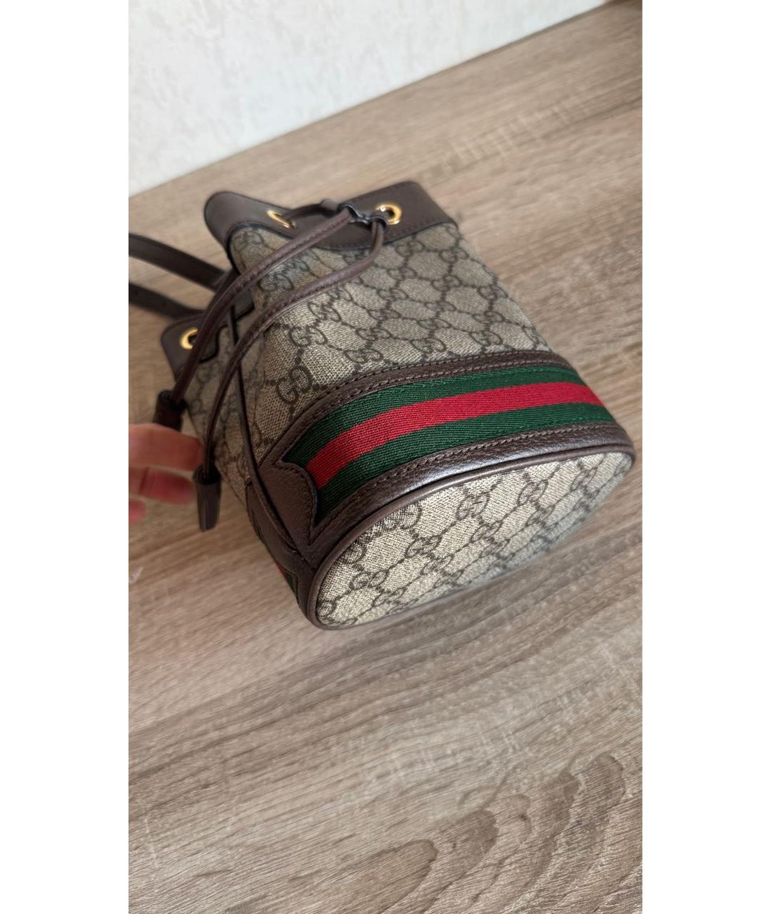 GUCCI Коричневая сумка через плечо, фото 4