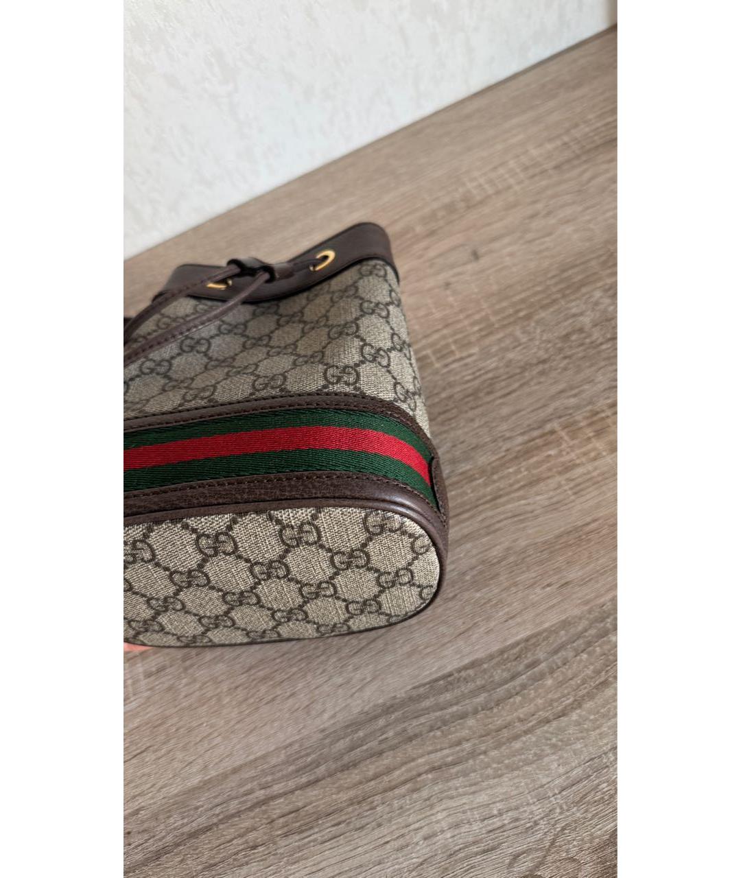 GUCCI Коричневая сумка через плечо, фото 3