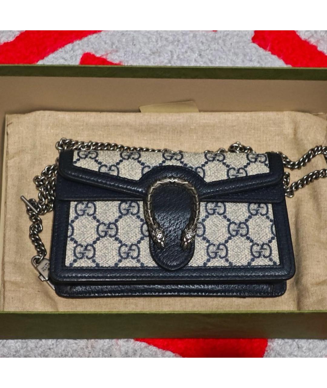 GUCCI Черная сумка через плечо, фото 2