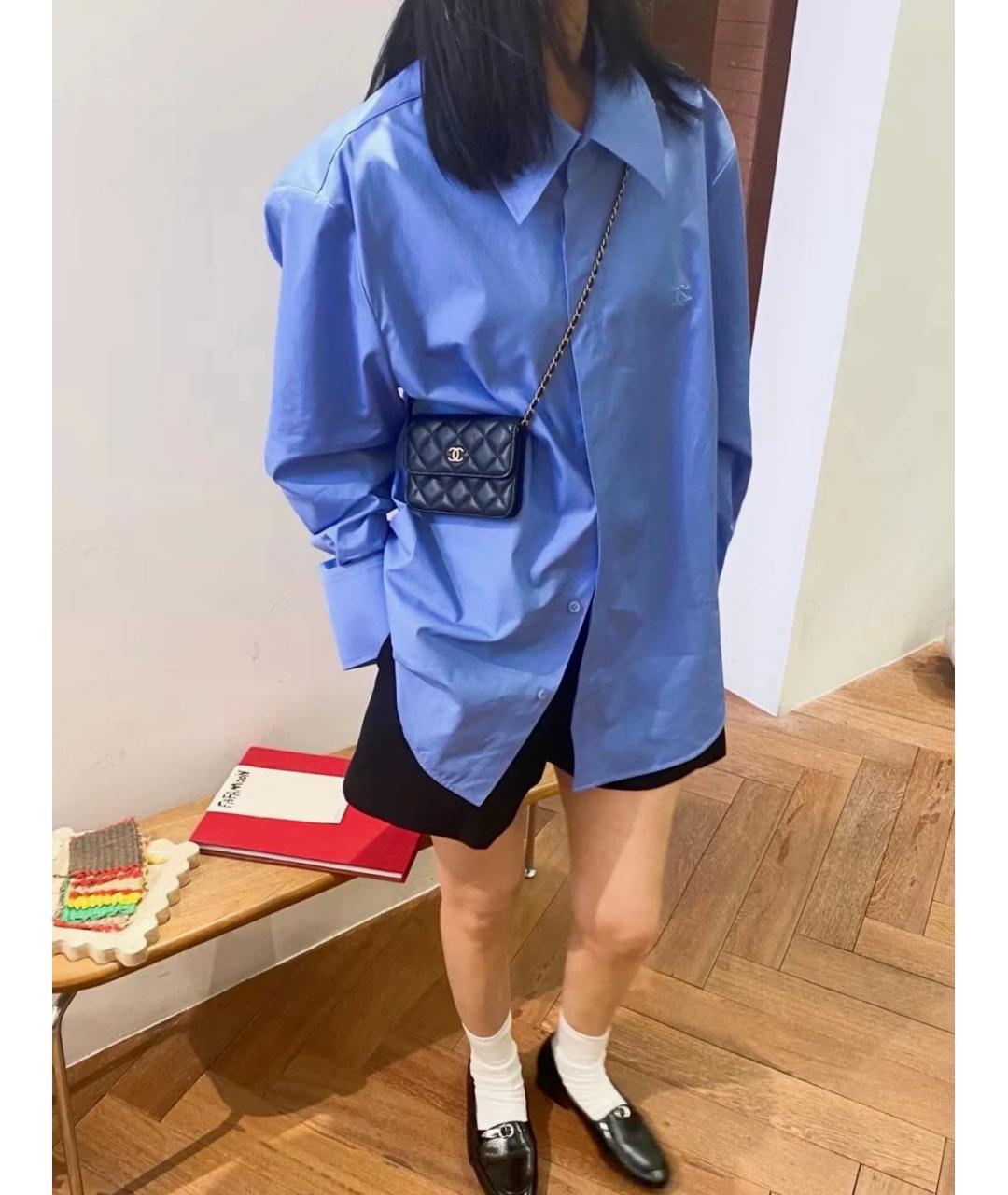 CHANEL Черная кожаная сумка через плечо, фото 7