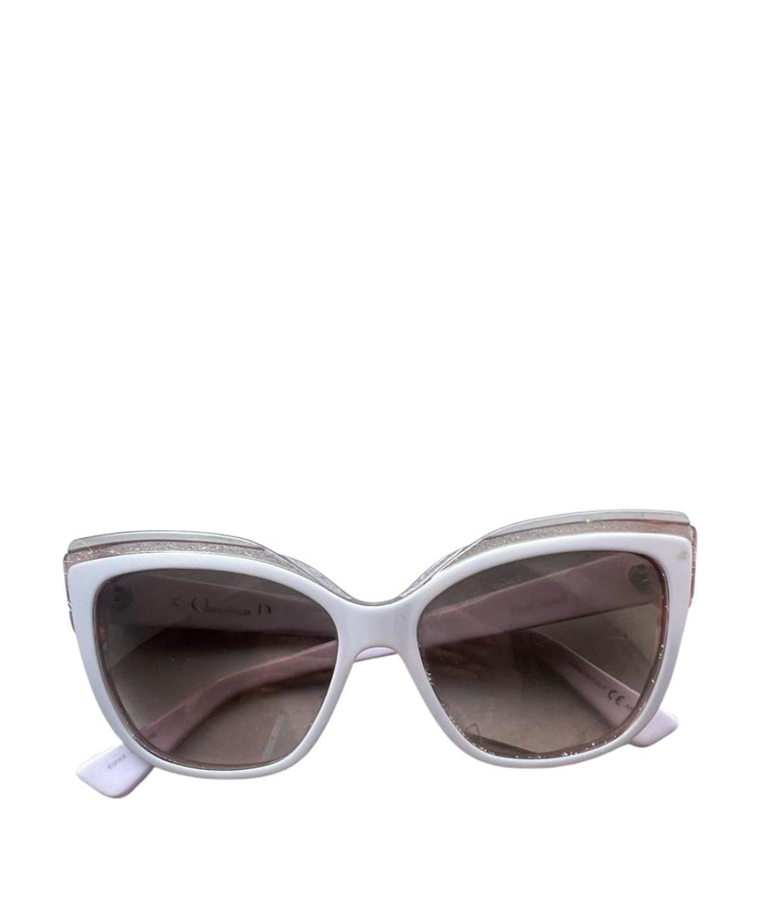 CHRISTIAN DIOR Фиолетовые пластиковые солнцезащитные очки, фото 1