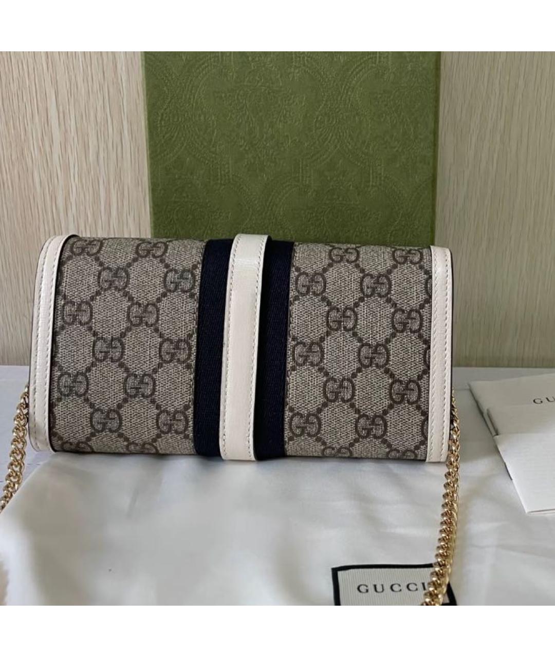 GUCCI Бежевая сумка через плечо, фото 4