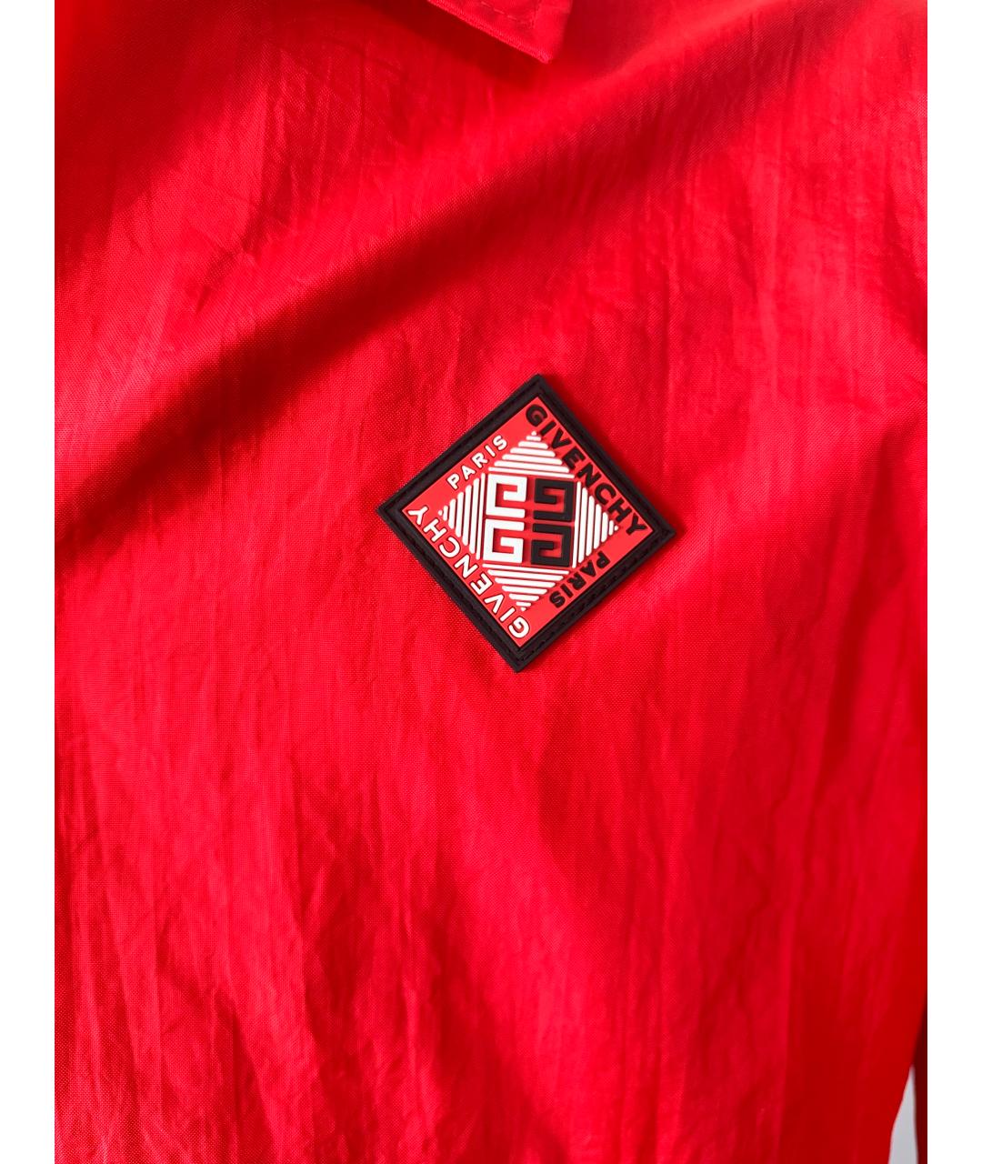 GIVENCHY Красная полиэстеровая куртка, фото 4