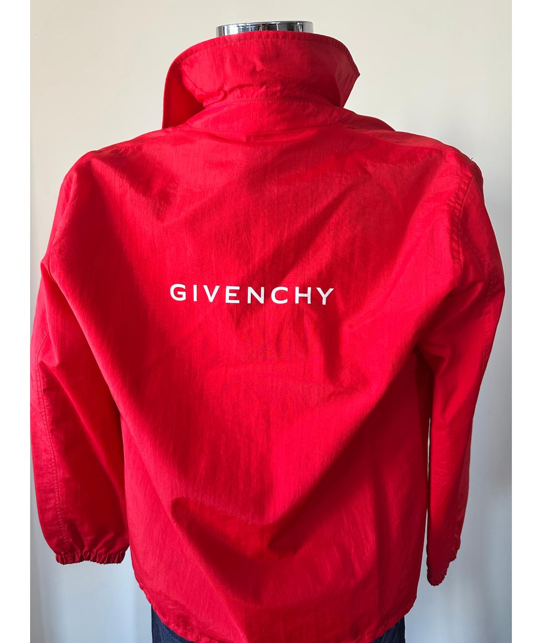 GIVENCHY Красная полиэстеровая куртка, фото 2