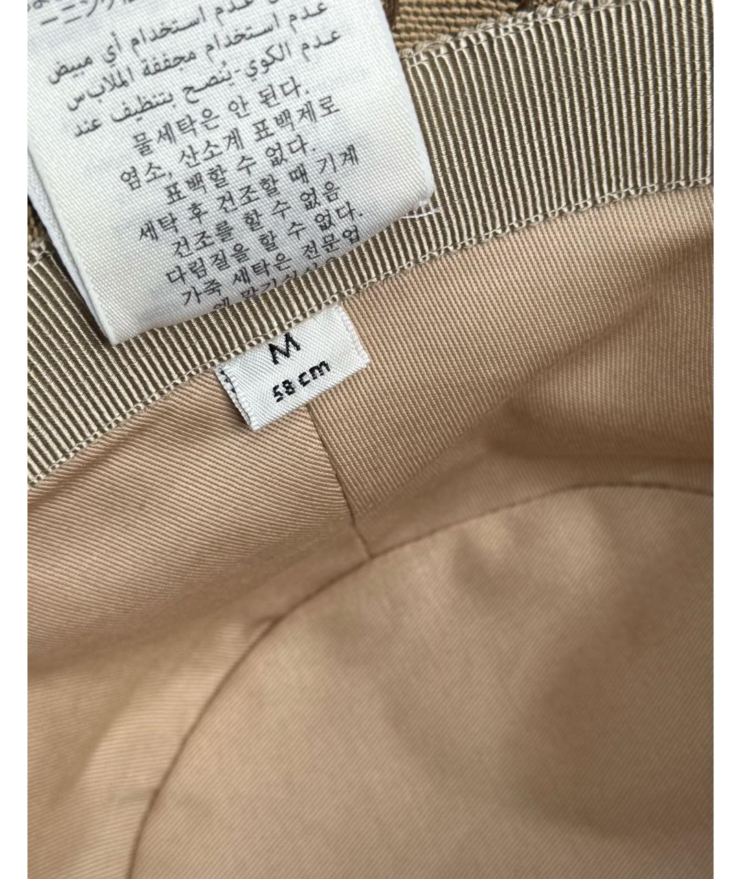 GUCCI Бежевая хлопковая панама, фото 8