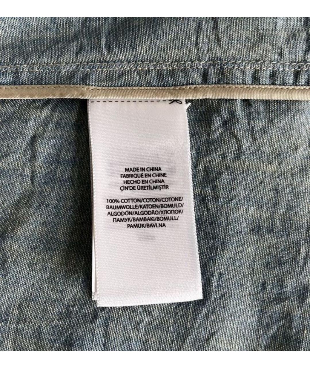 POLO RALPH LAUREN Голубой хлопковый жакет/пиджак, фото 6