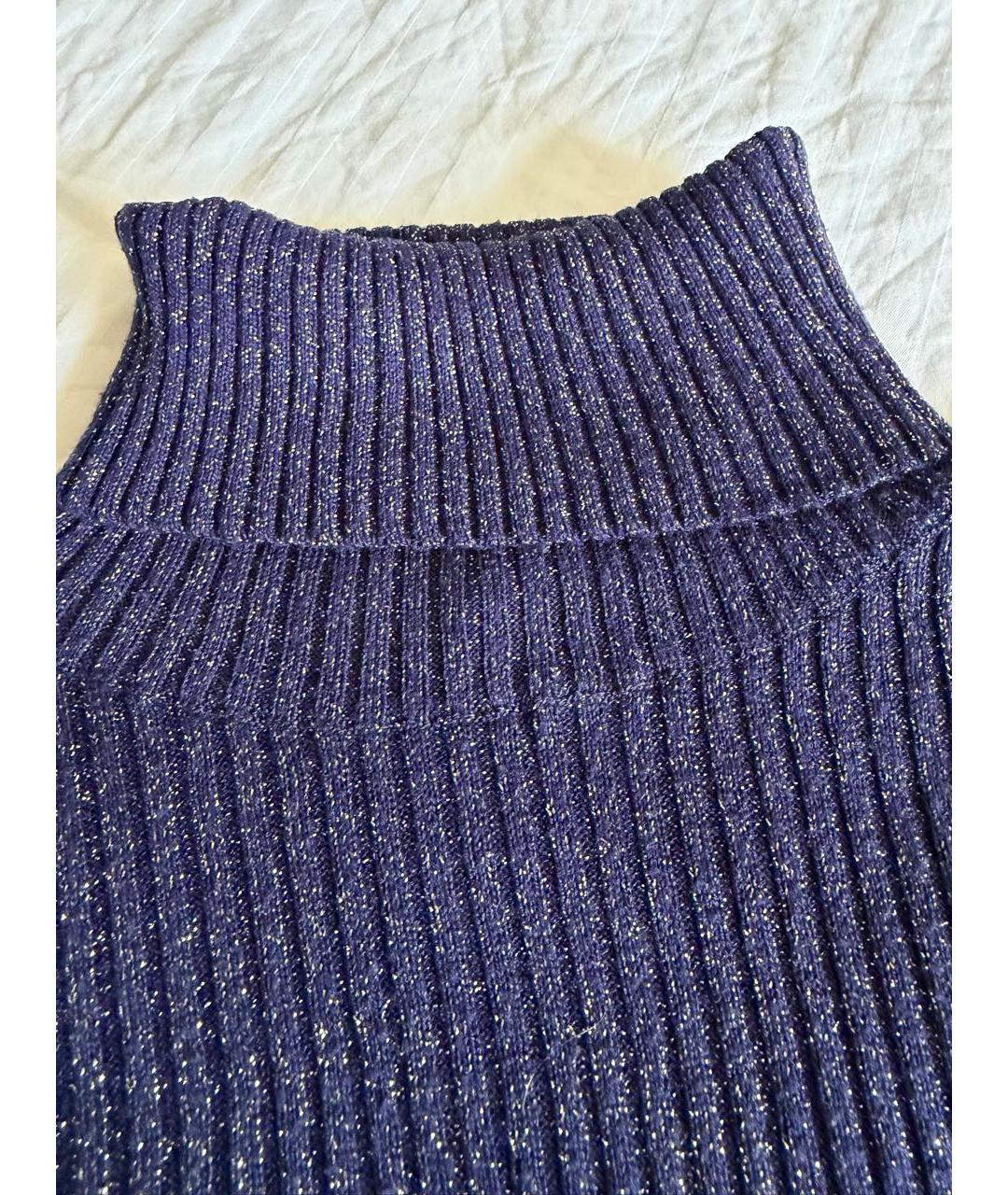 ICEBERG Фиолетовая полиэстеровая водолазка, фото 5