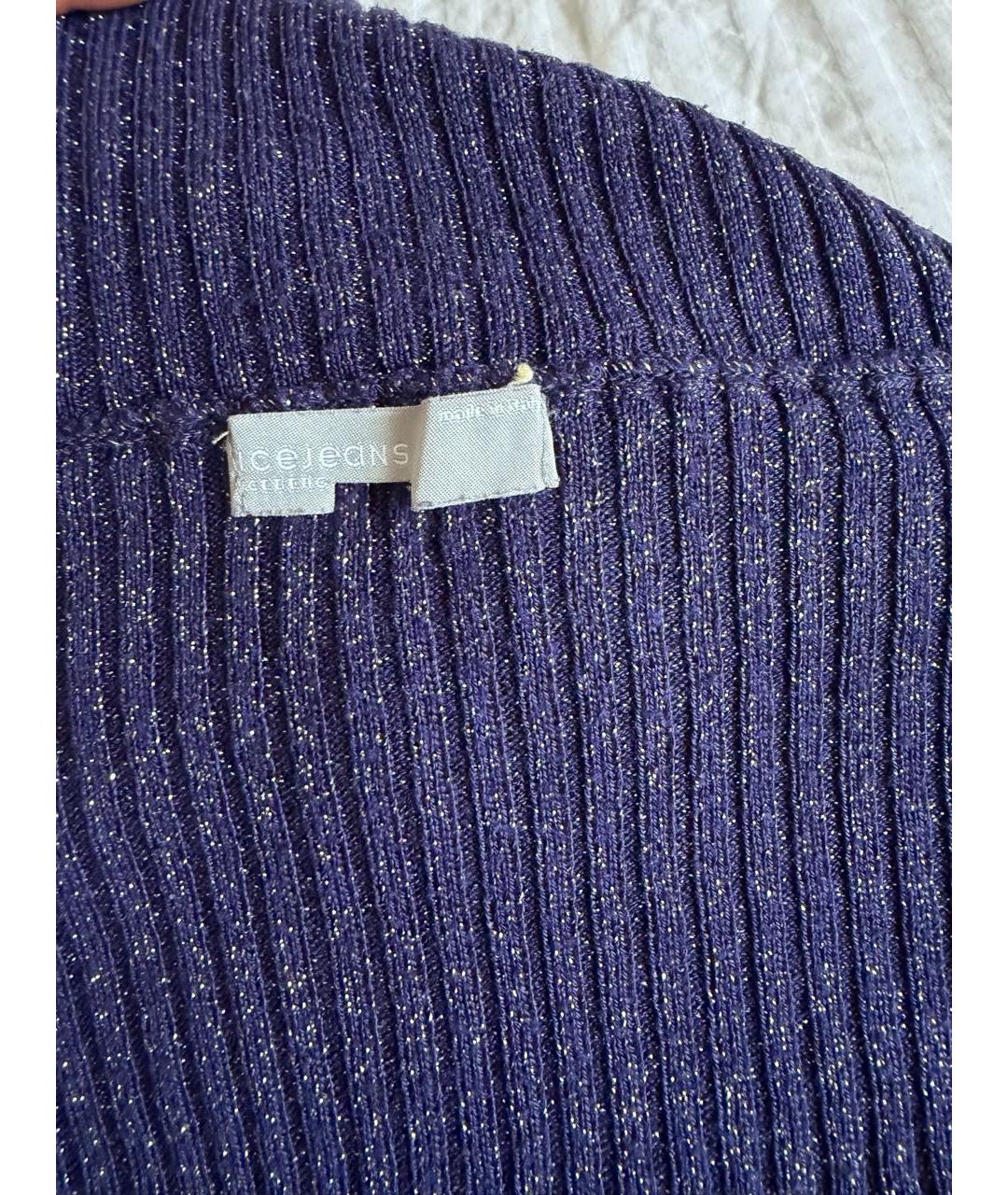 ICEBERG Фиолетовая полиэстеровая водолазка, фото 3