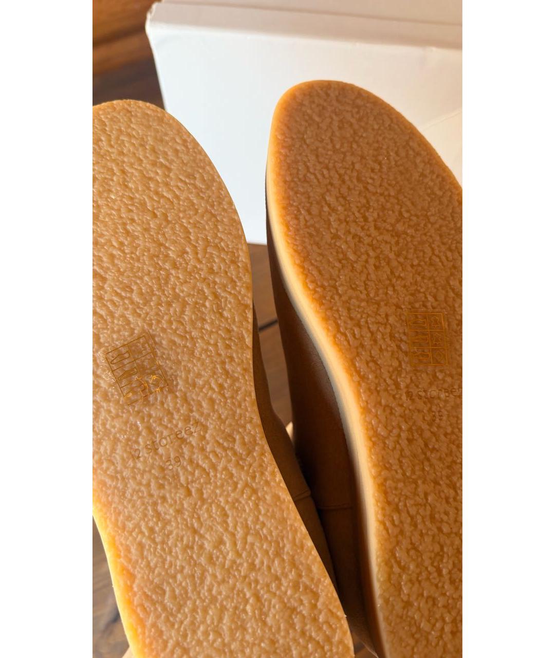 12 STOREEZ Бежевые замшевые ботинки, фото 5