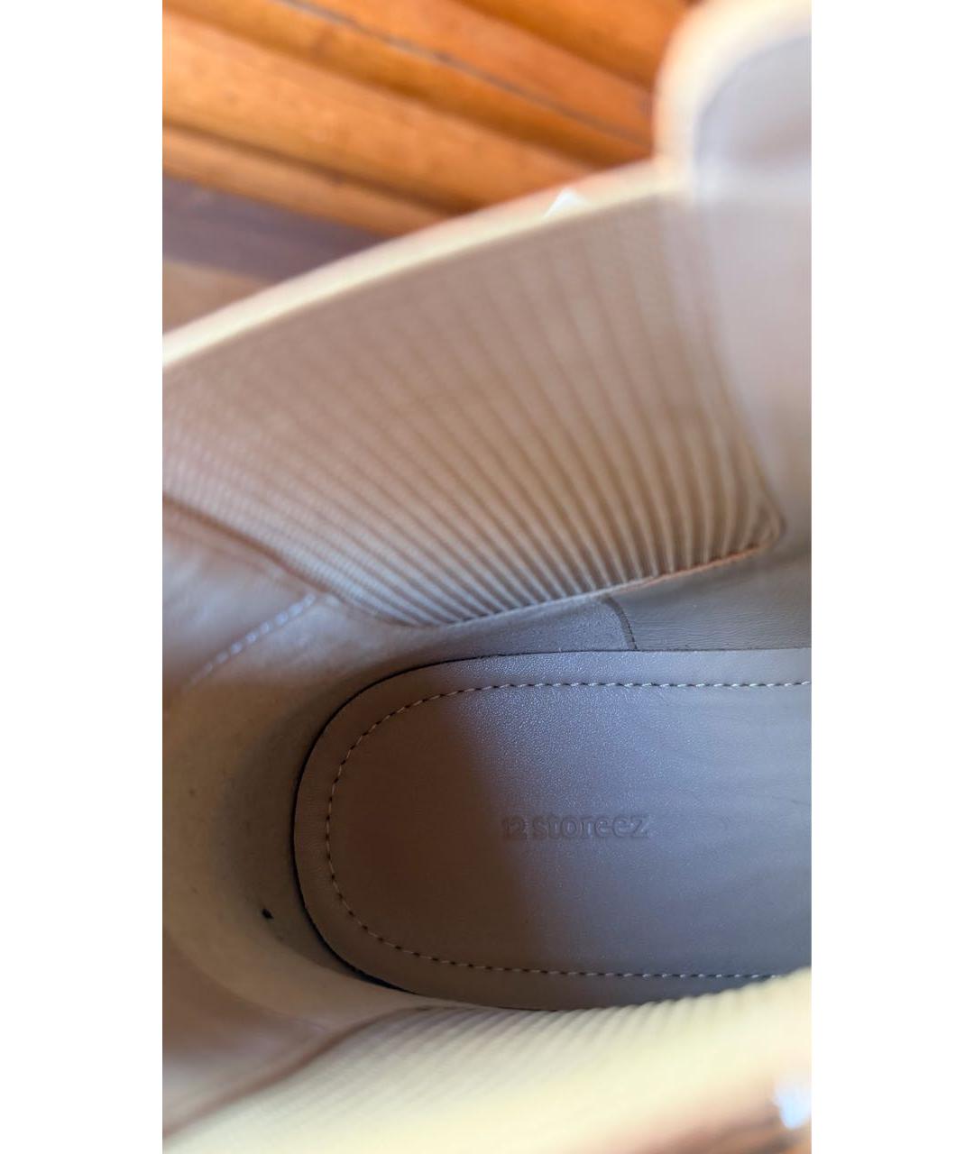 12 STOREEZ Бежевые замшевые ботинки, фото 4