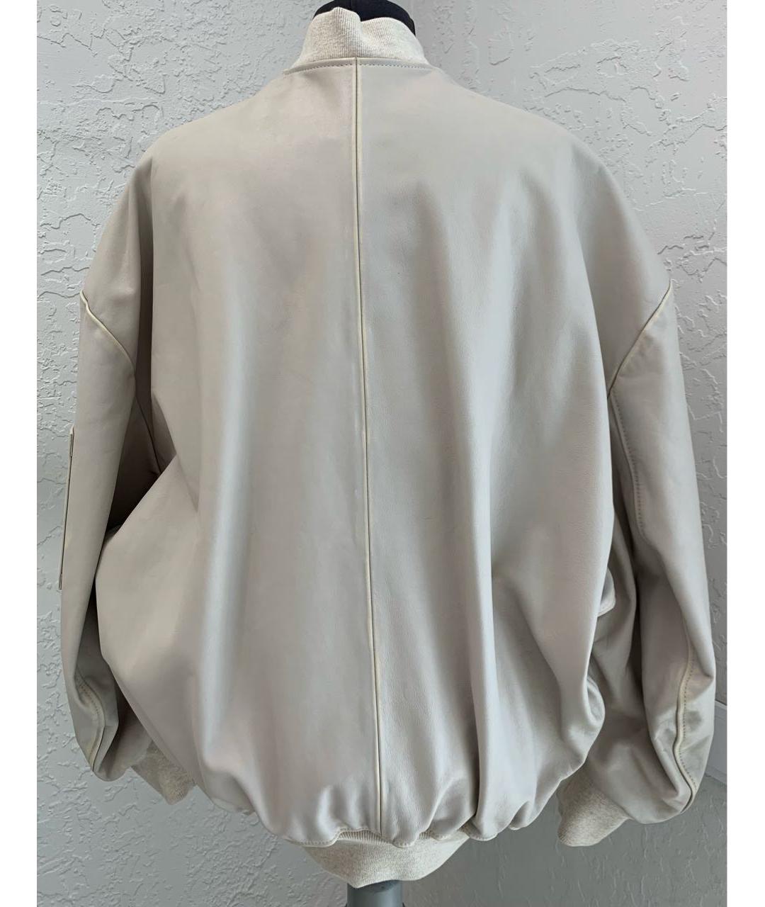 HALFBOY Серая кожаная куртка, фото 4