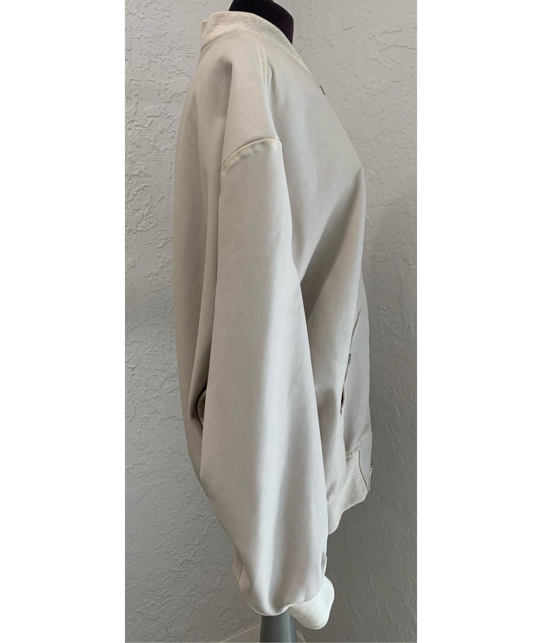 HALFBOY Серая кожаная куртка, фото 3