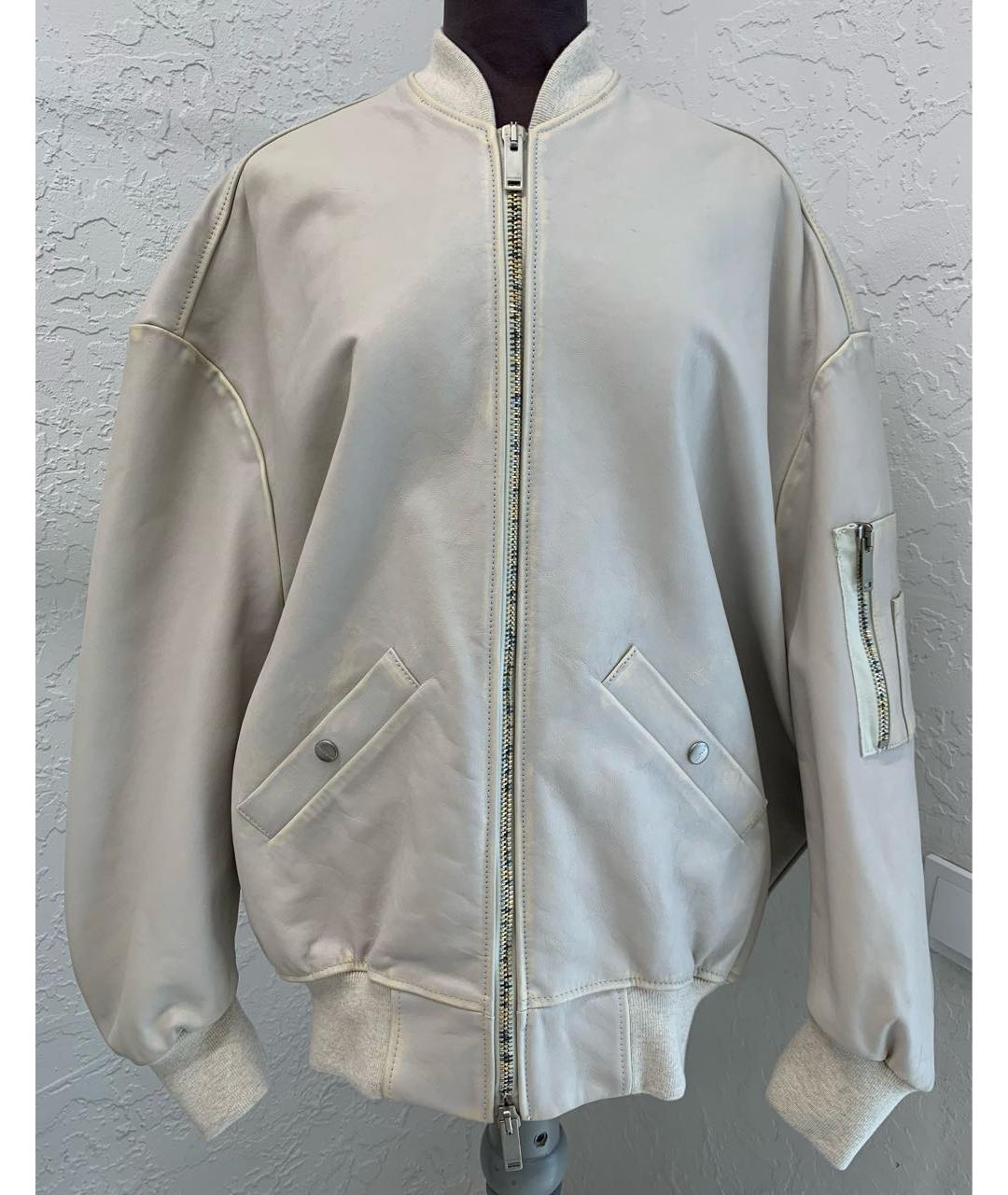 HALFBOY Серая кожаная куртка, фото 9