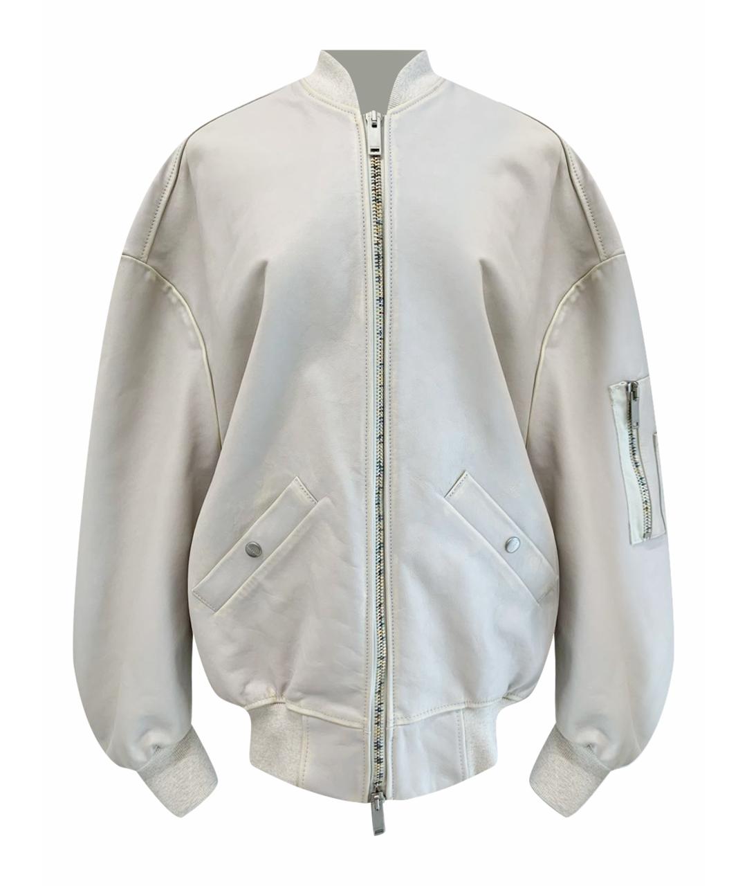 HALFBOY Серая кожаная куртка, фото 1