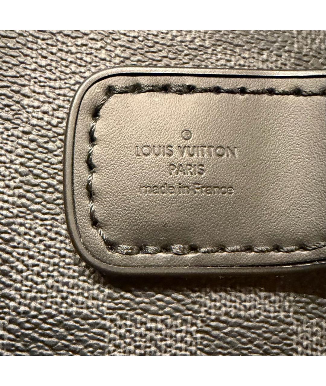 LOUIS VUITTON Антрацитовый чемодан, фото 7